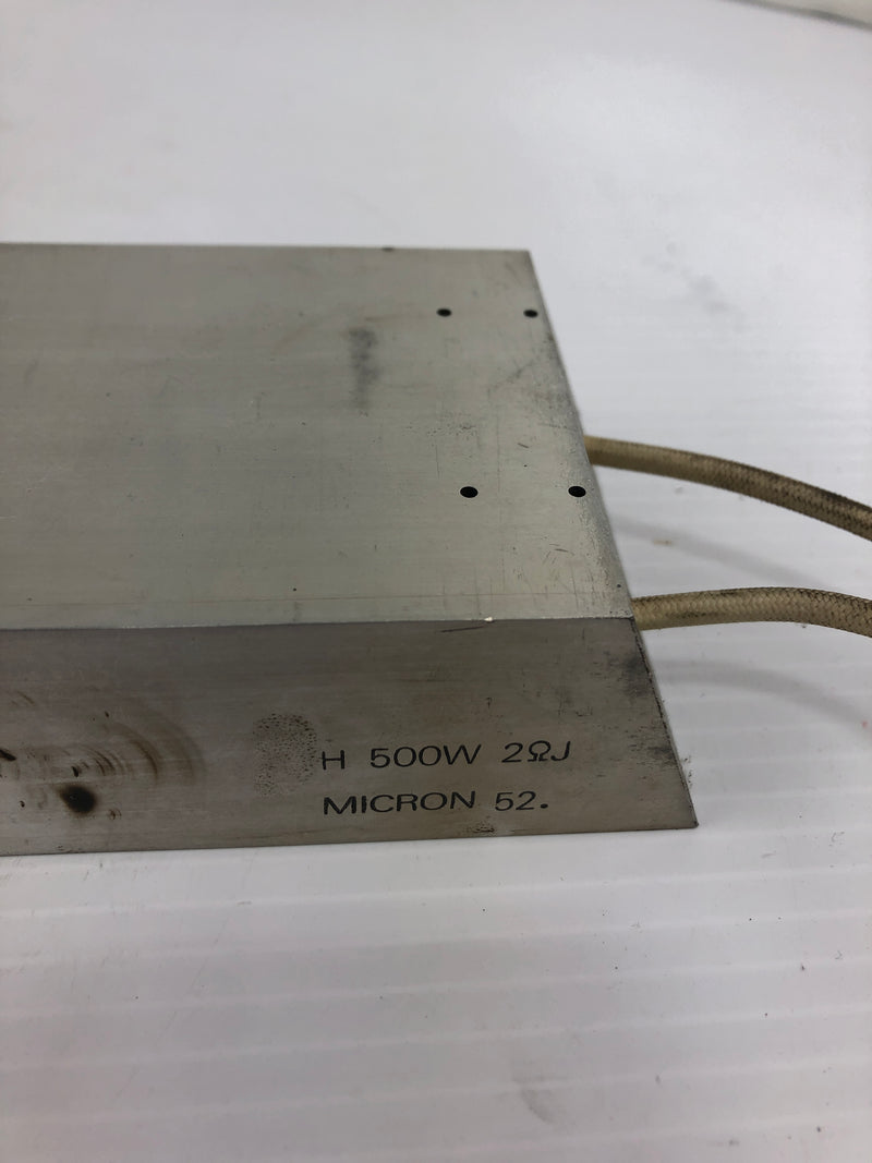 H 500W 2ΩJ Micron 52. Resistor