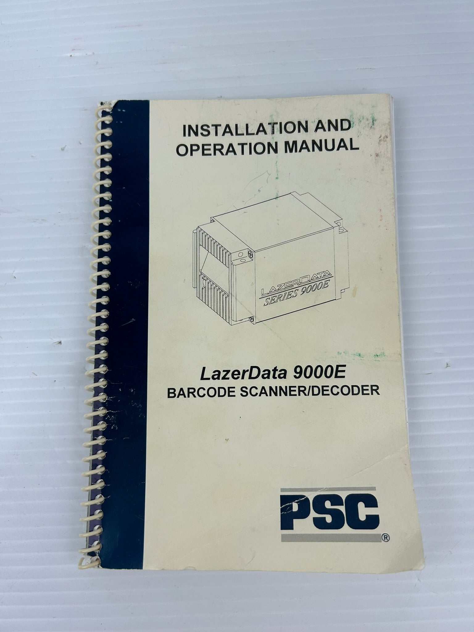 PSC LazerData 9000E Barcode Scanner Installation and Operation Manual 7902033