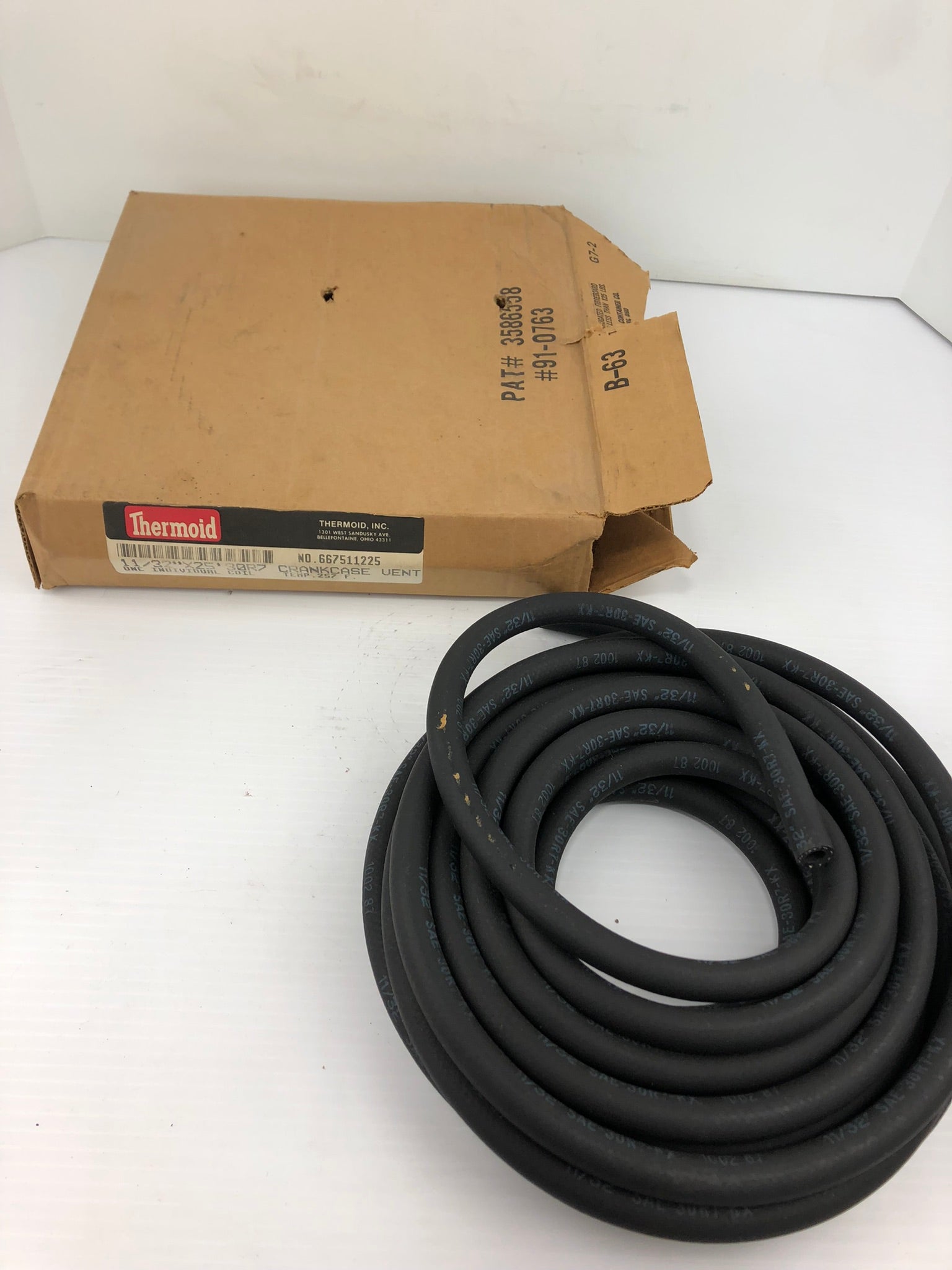 Thermoid 30R7 Crankcase Vent Hose 11/32"x 25' 667511225 SAE-30R7-KX