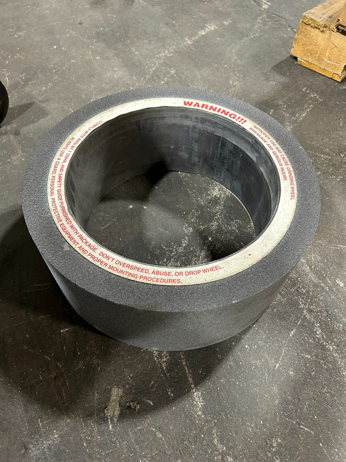 Radiac Abrasive Grinding Wheel 16.5" x 6" x 12"