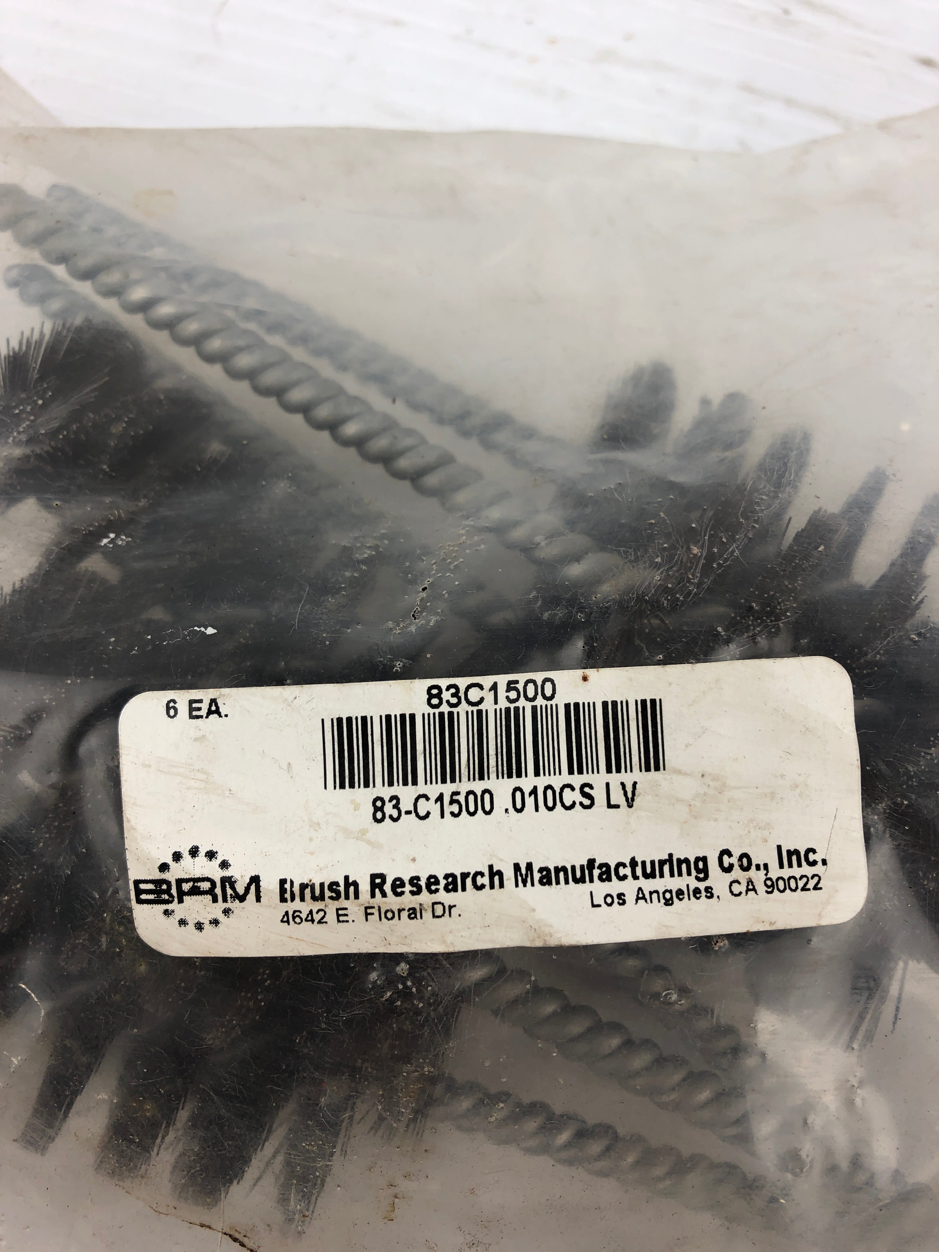 BRM 83-C1500 Single Spiral Helical Tube Brush - Lot of 6