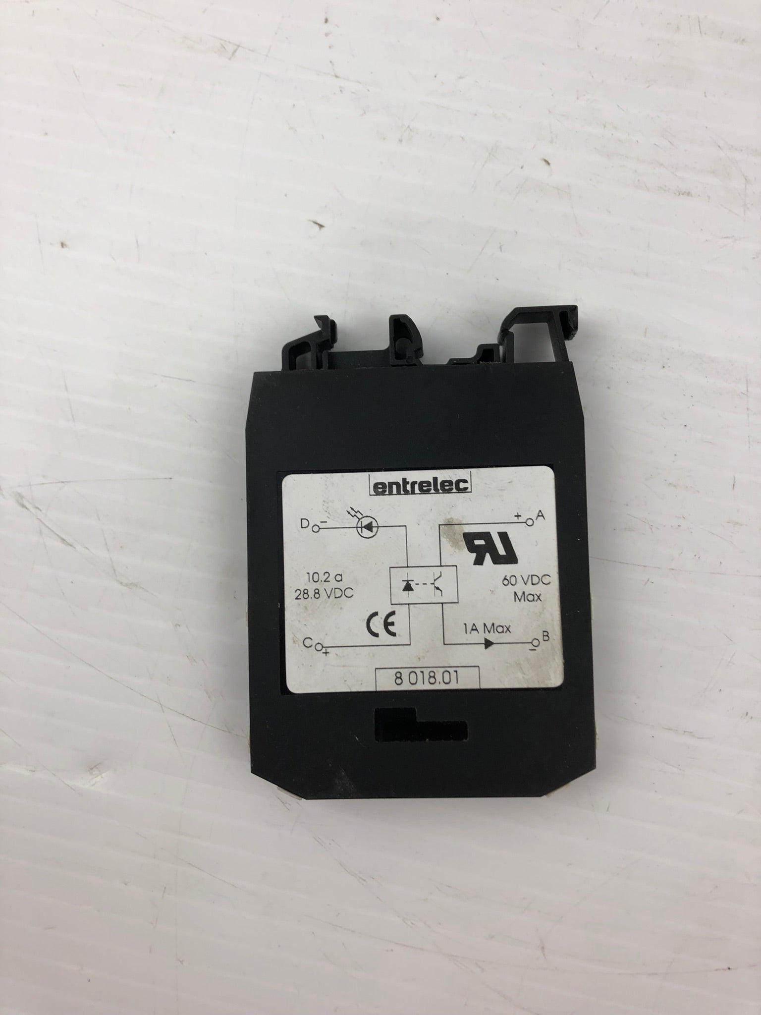 Entrelec 8018.01 Terminal Block 10.2A 28.8-60VDC
