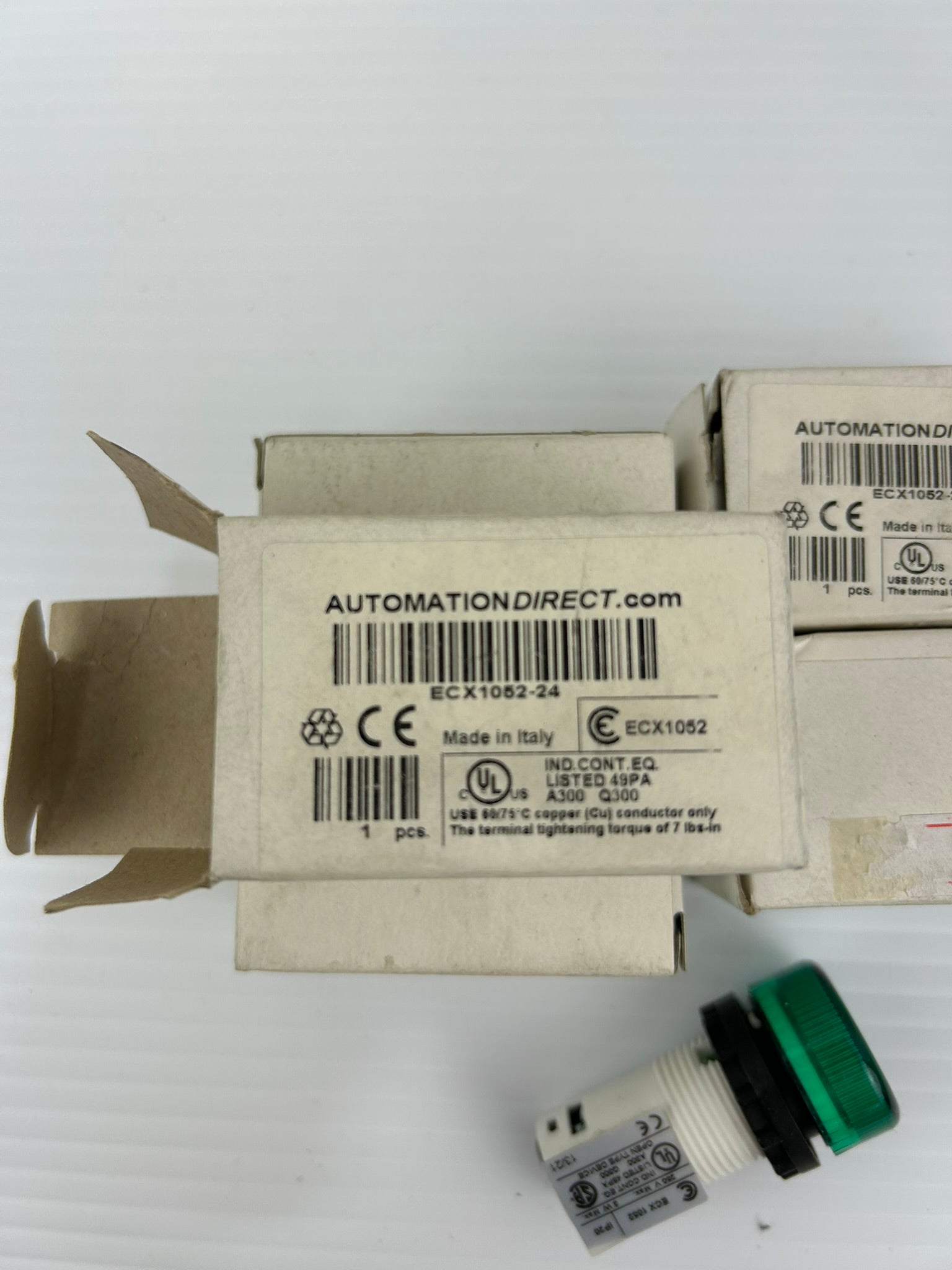 Automation Direct ECX1052-24 Green Indicator Light ECX 1052 - Lot of 5
