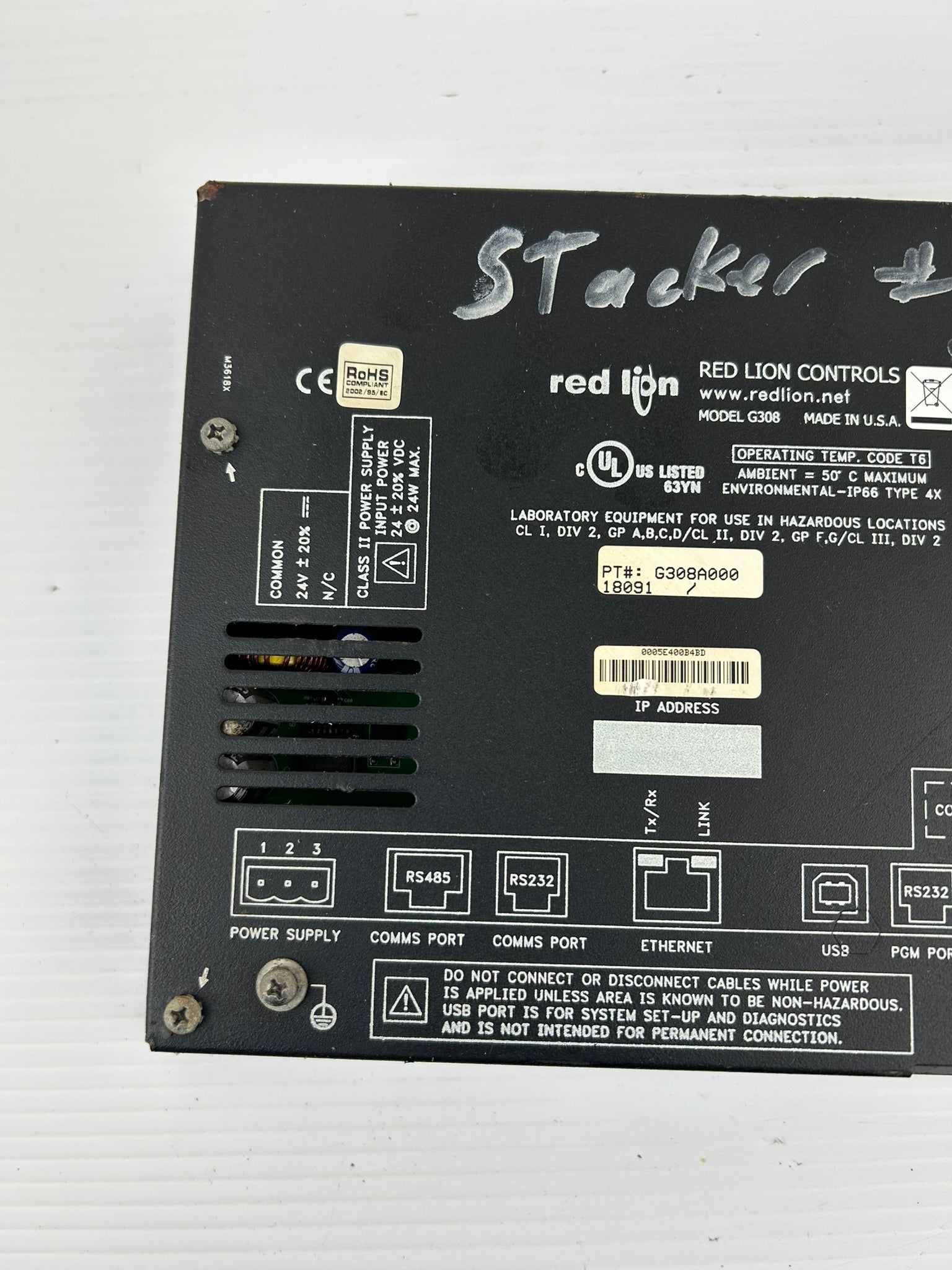 Red Lion Controls G308 Operator Interface Touch Screen