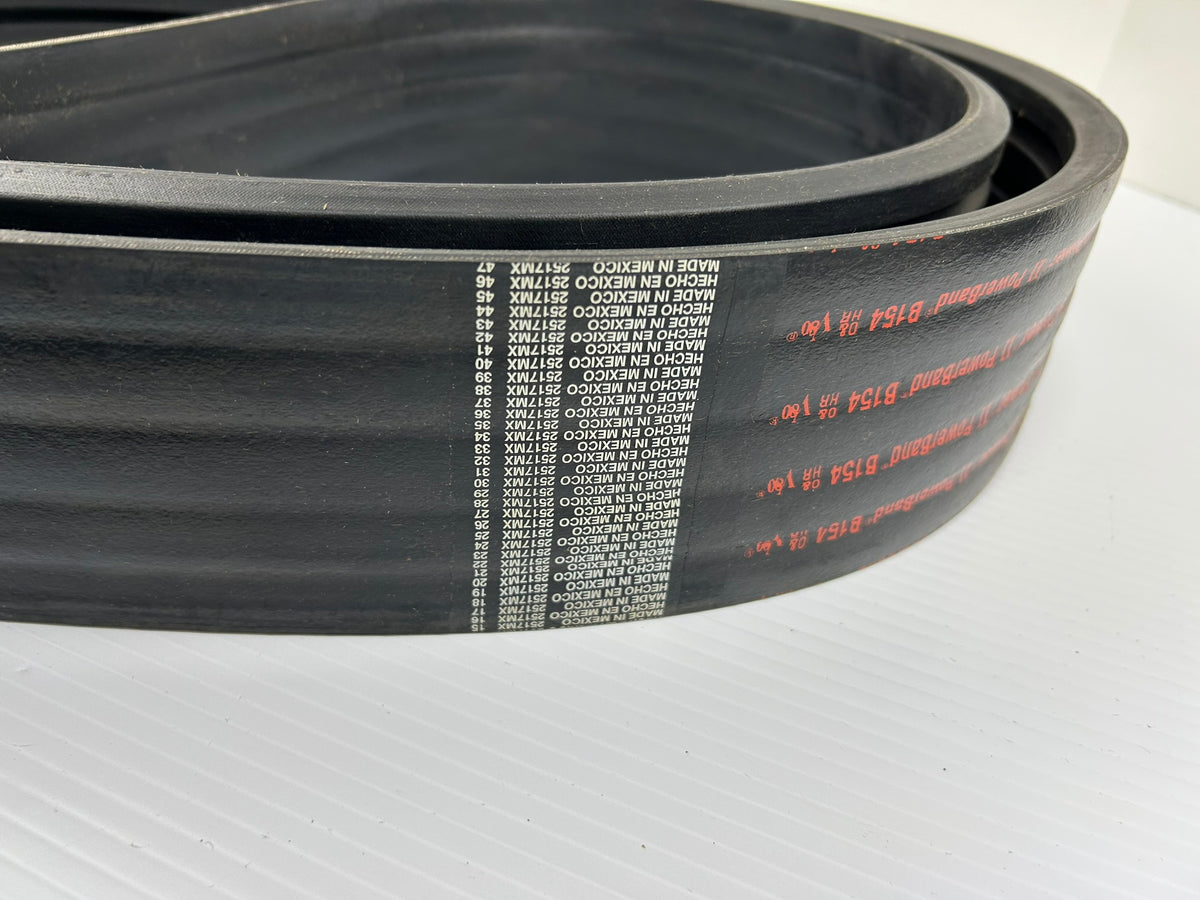 Gates Hi-Power II PowerBand B154 V80 8-Rib Banded V-Belt 154" Industrial