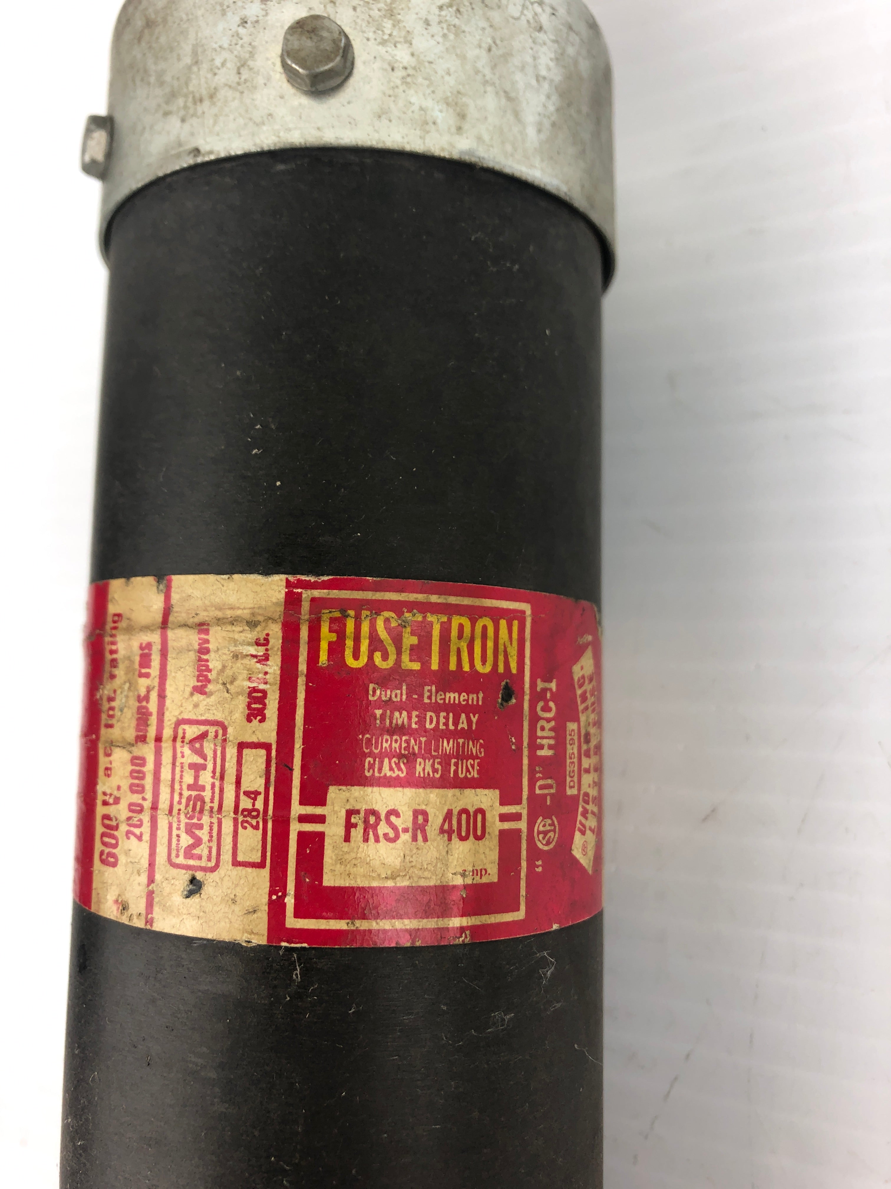 Fusetron FRS-R-400 Dual Element Time Delay Fuse 600VAC