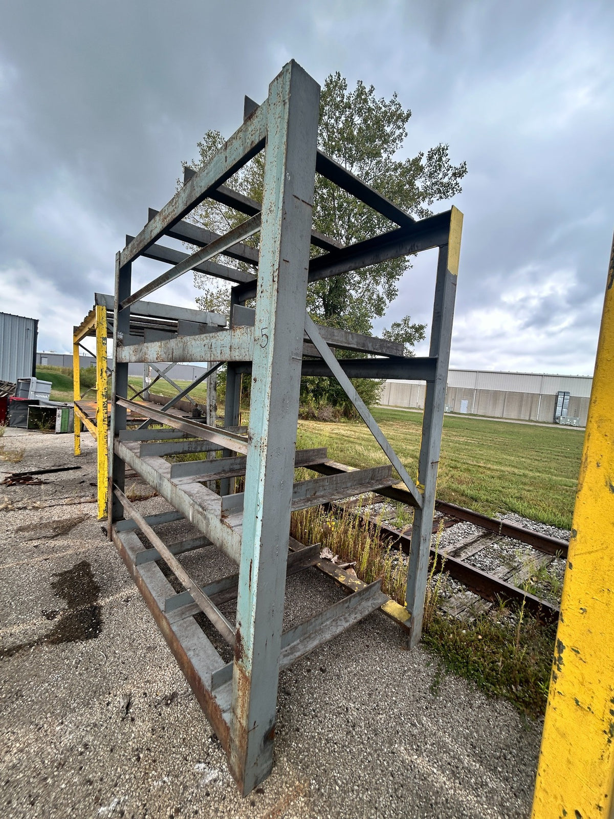 Heavy Duty Industrial Steel Storage Rack Material Rack 98" T x 48" W x 97" L