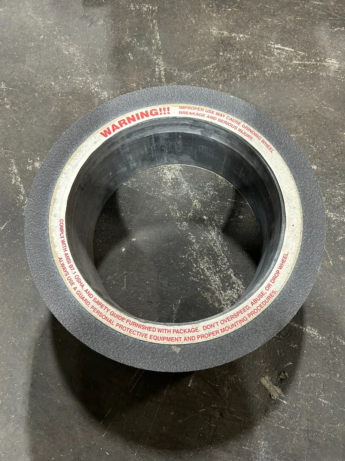 Radiac Abrasive Grinding Wheel 16.5" x 6" x 12"