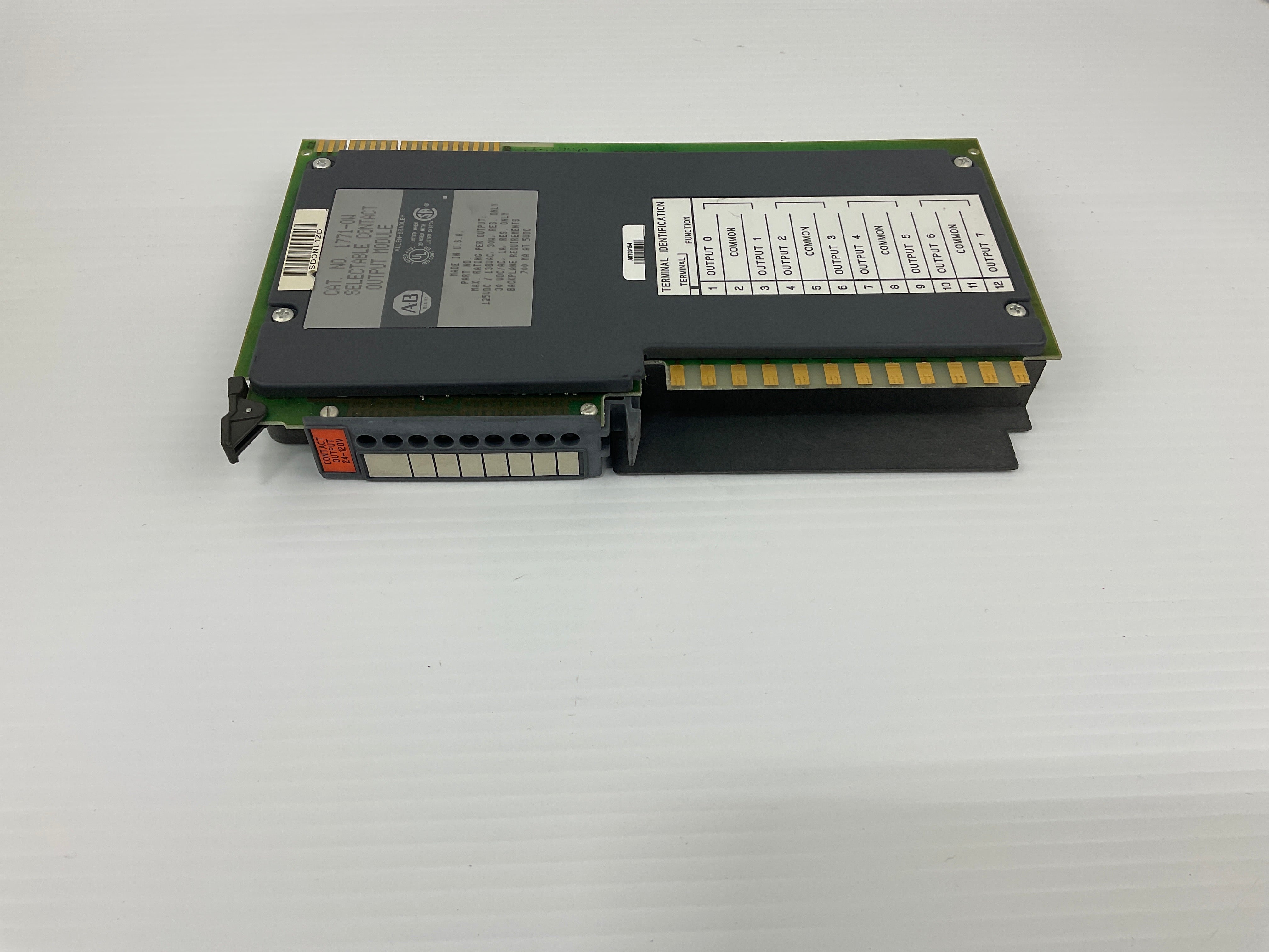 Allen-Bradley 1771-OW Selectable Contact Output Module PLC