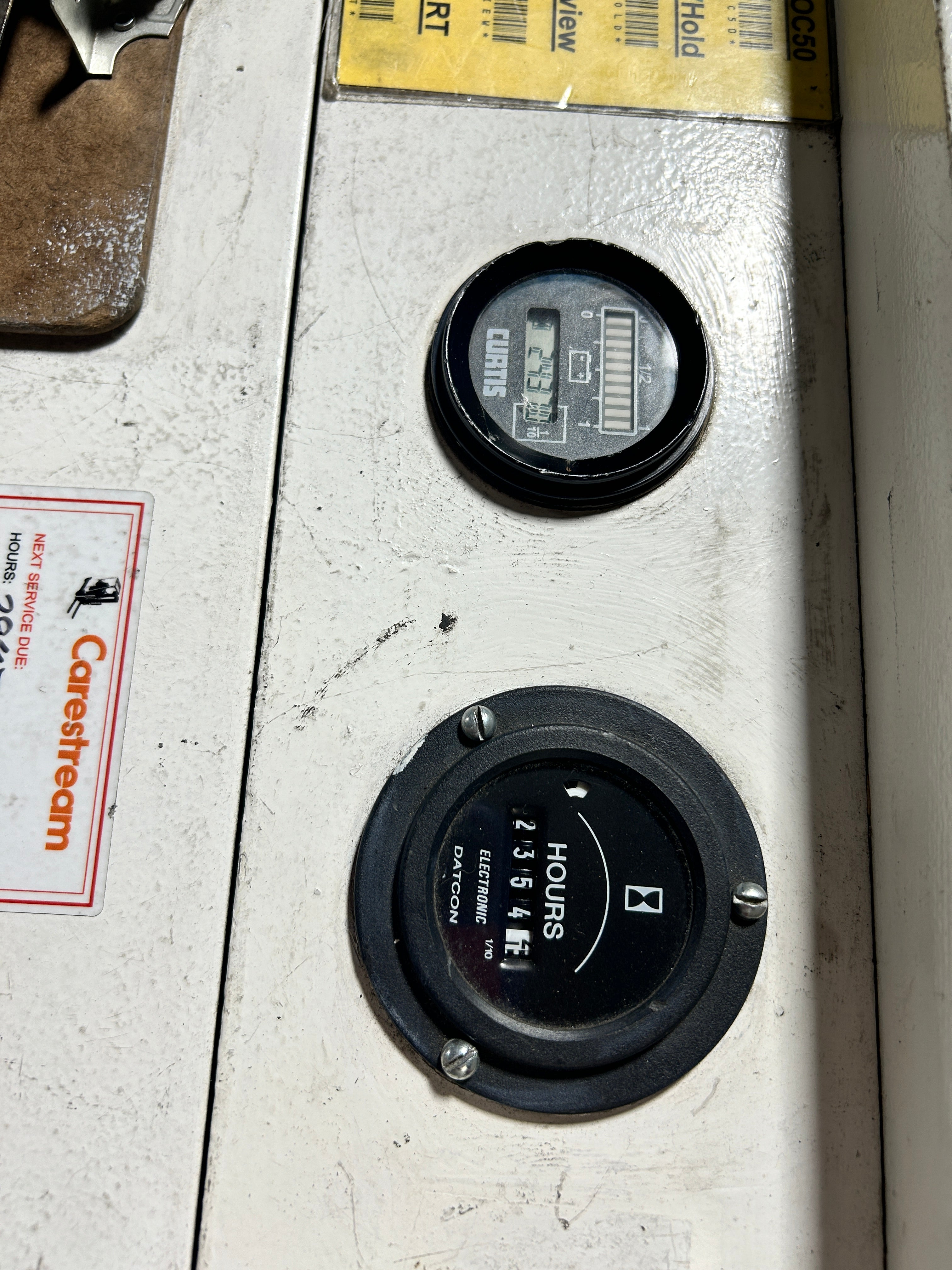 Rico PLR-DD-100 Platform Lift Truck Stand-Up 10,000# 2354 Hrs Type E 36V R-13554