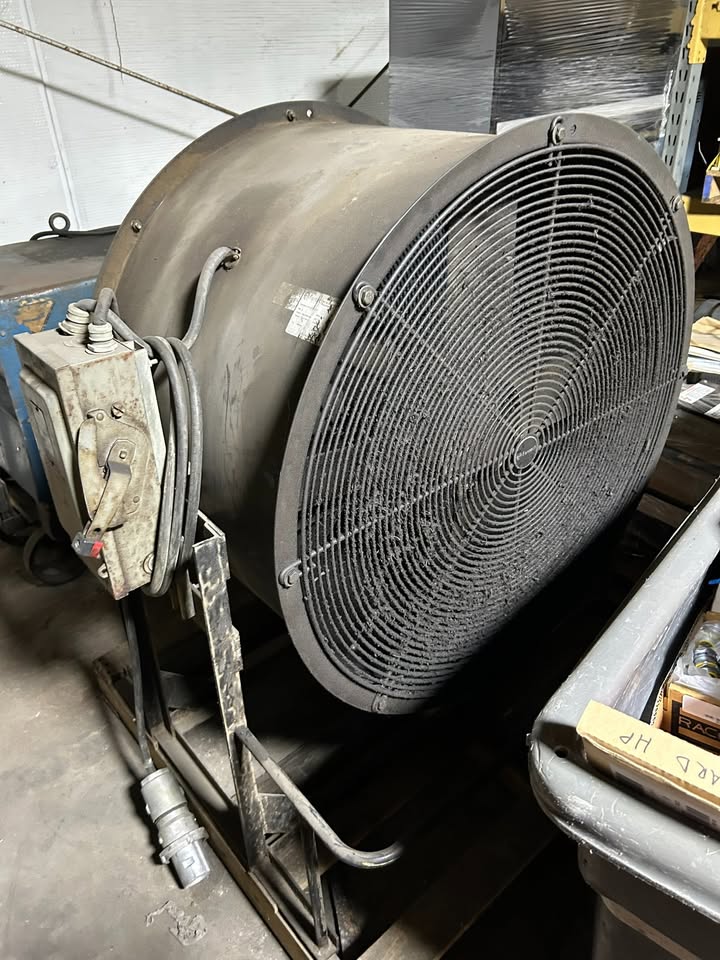 Fantech 3HV236HYF 36" Hi-Volume Hi-Velocity Industrial Fan 3PH 2HP 208-230/460V
