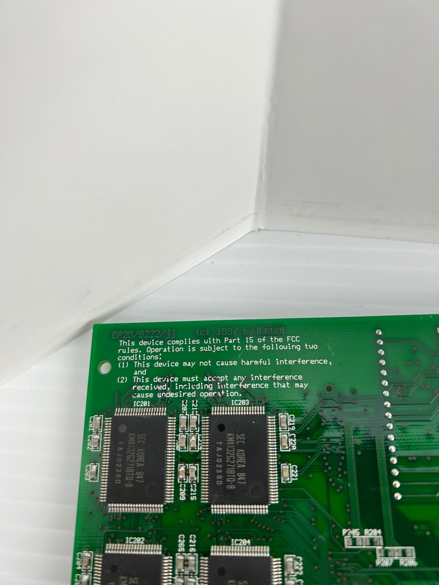 Elsa Gloria Synergy-8 ViVo GP2D/9222/jj Video Card Circuit Board