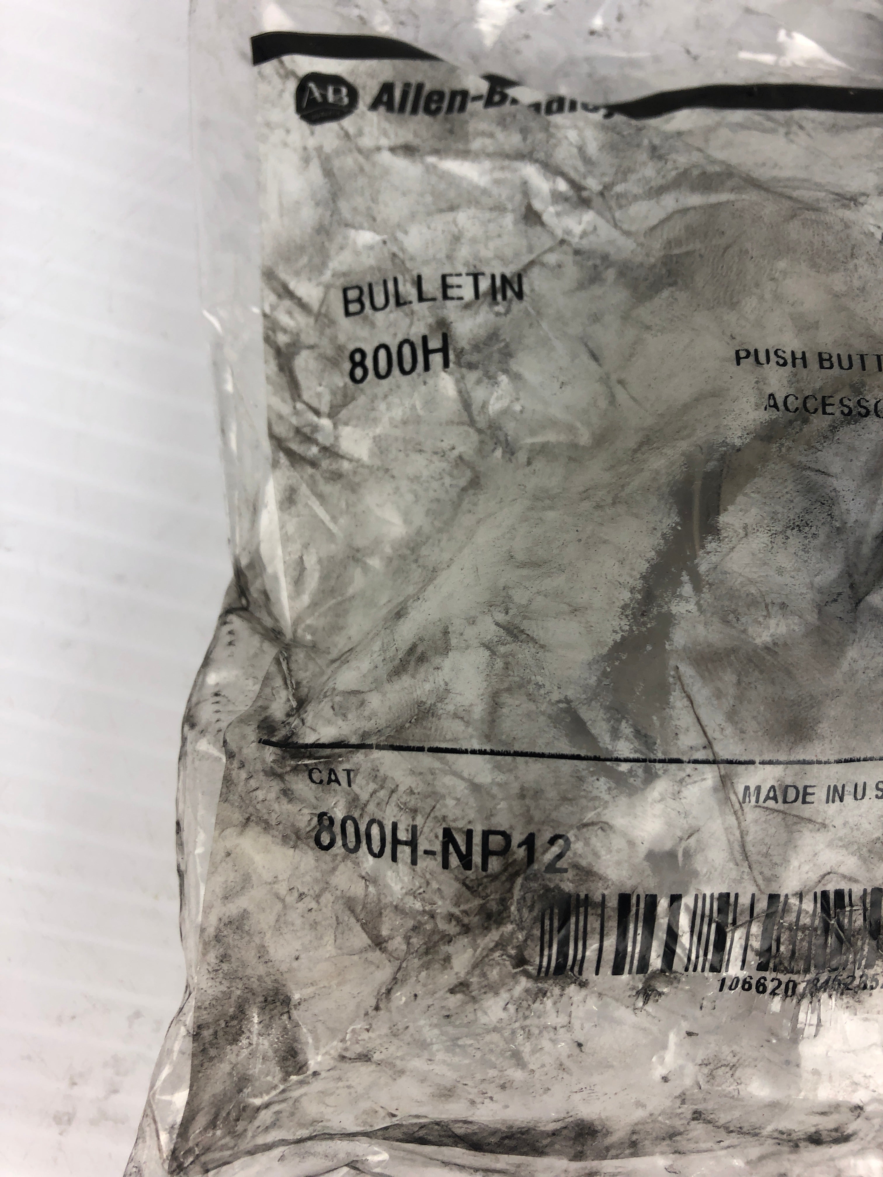 Allen Bradley 800H-NP12 Push Button Accessory Ser. A