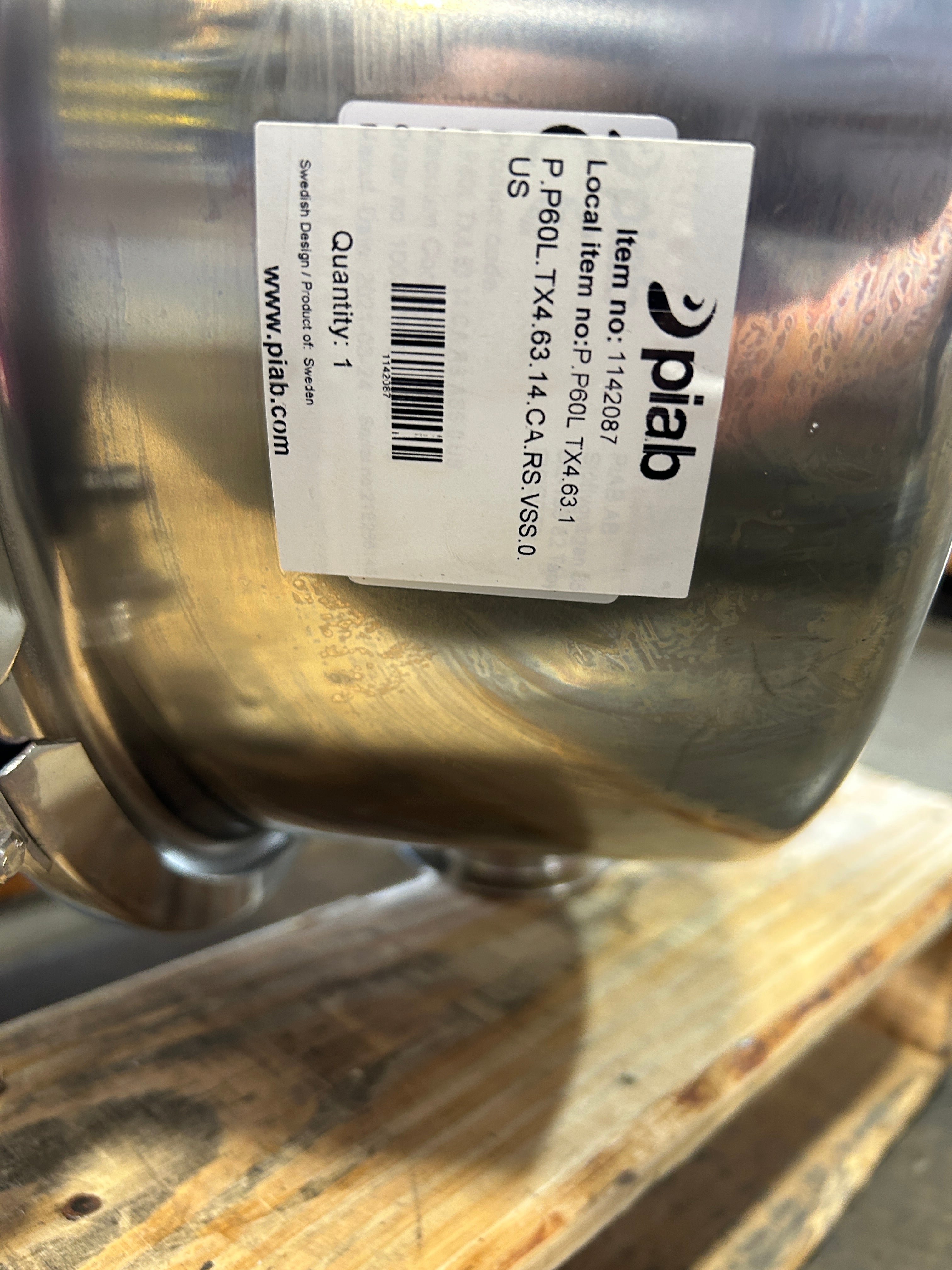 Piab 1142087 Vacuum Pneumatic Conveyor piPREMIUM600 Si32-3x24 Pump System