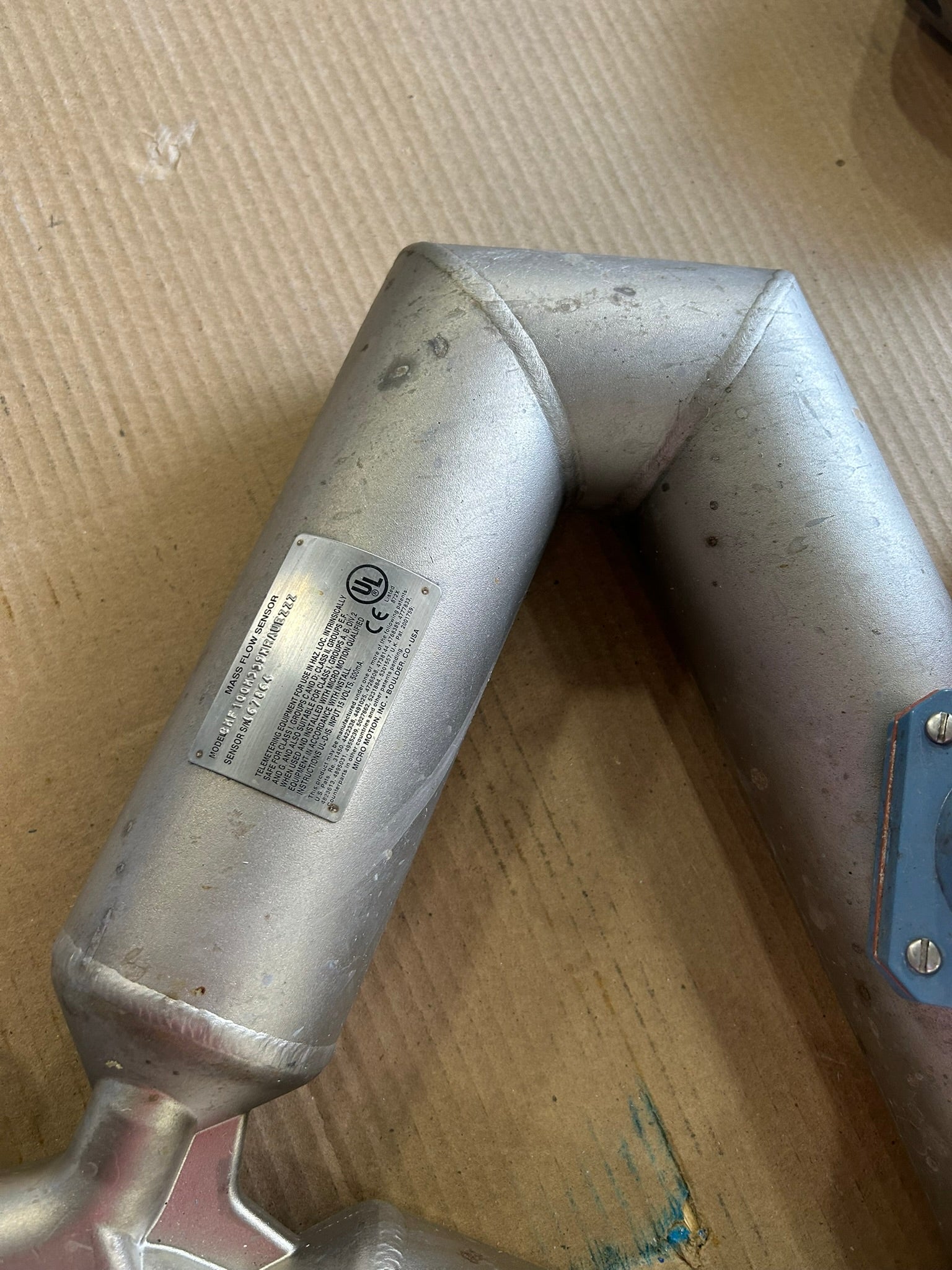 Micro Motion CMF100M339NRAUEZZZ Mass Flow Sensor 275PMAX 625PSIG