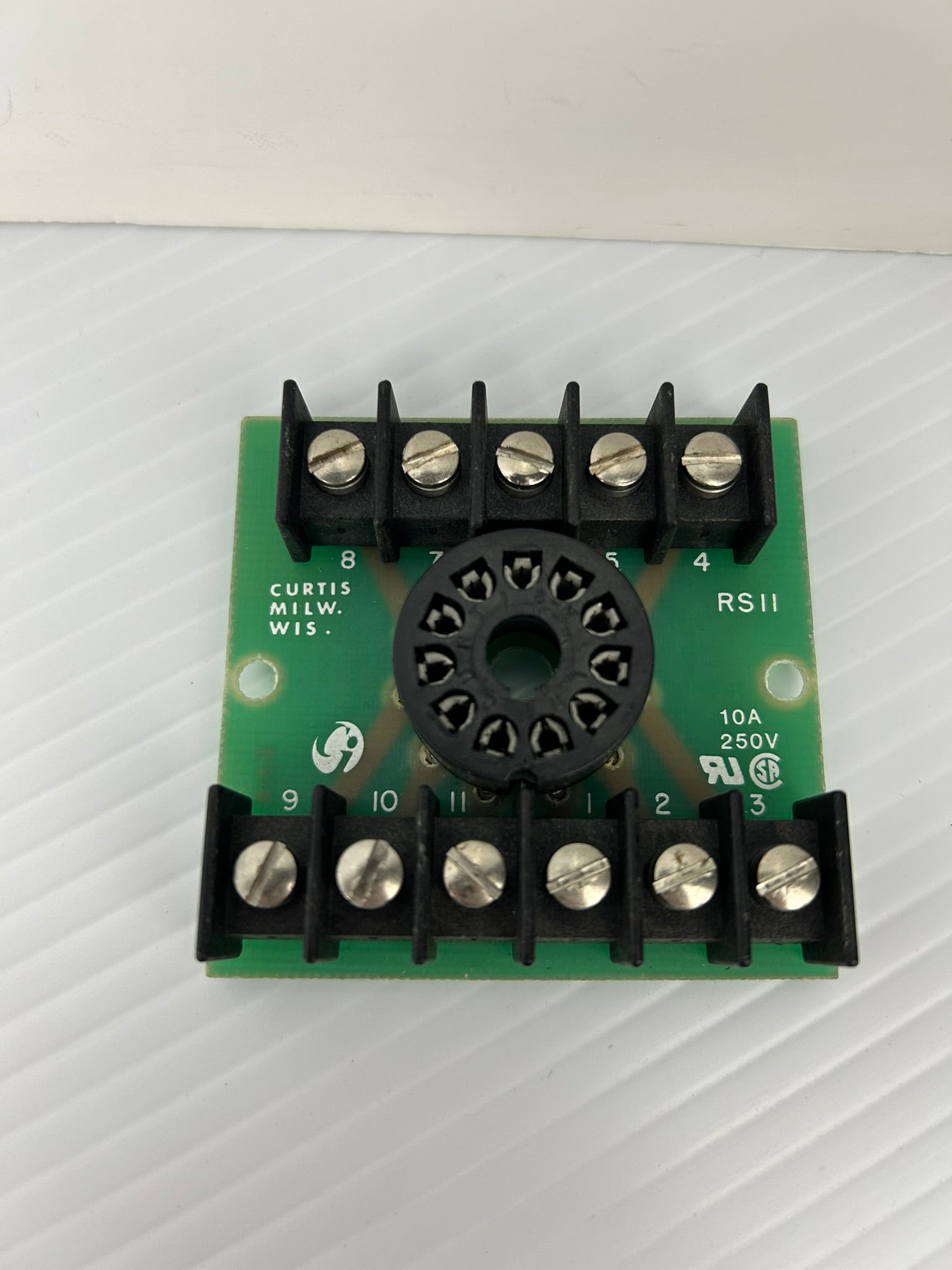 Curtis RS11 Relay Socket 250V 10A - Lot of 5