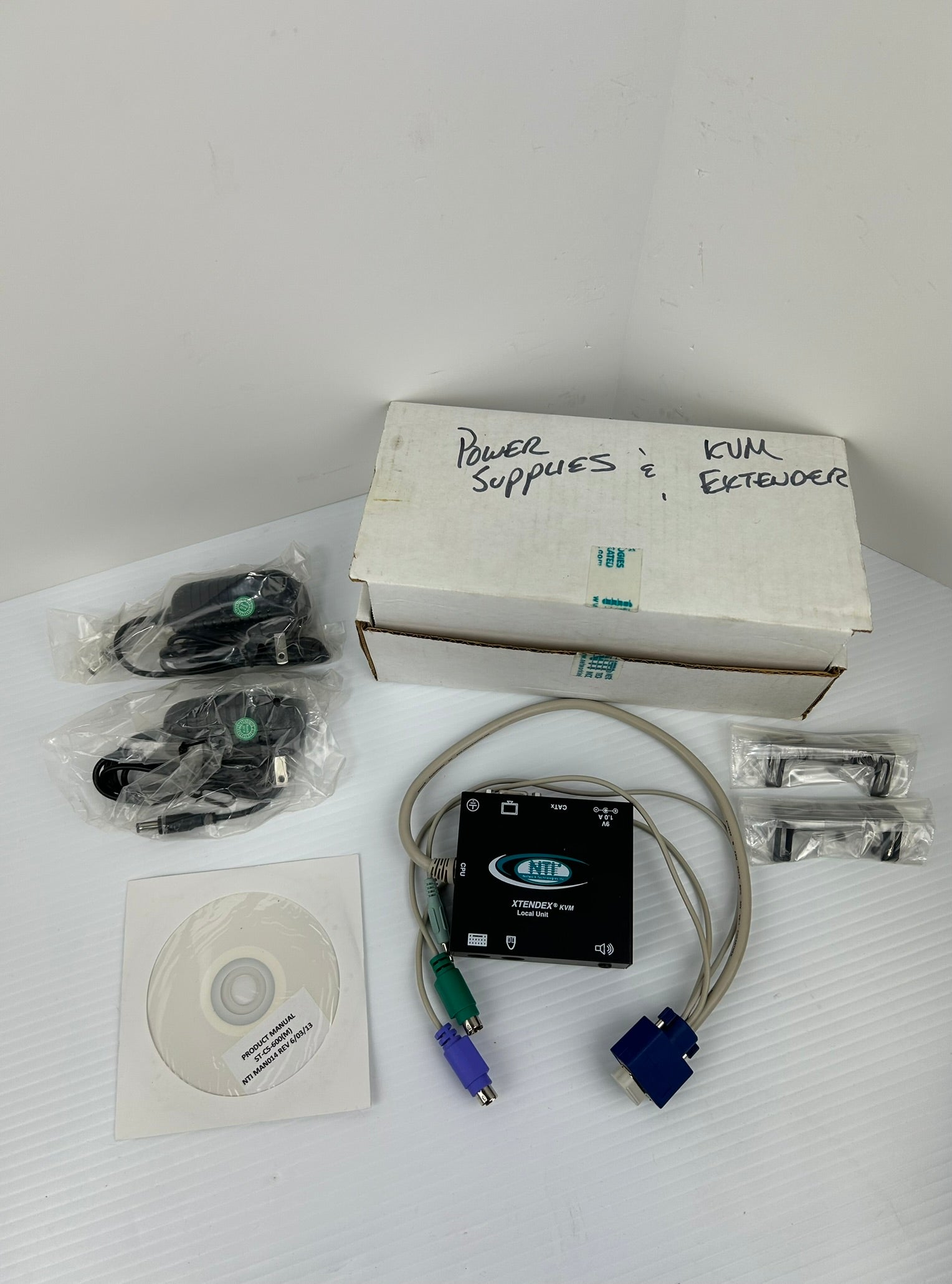 NTI ST-C5KVMA-600 KVM Extender Remote Unit 9V 1.0A