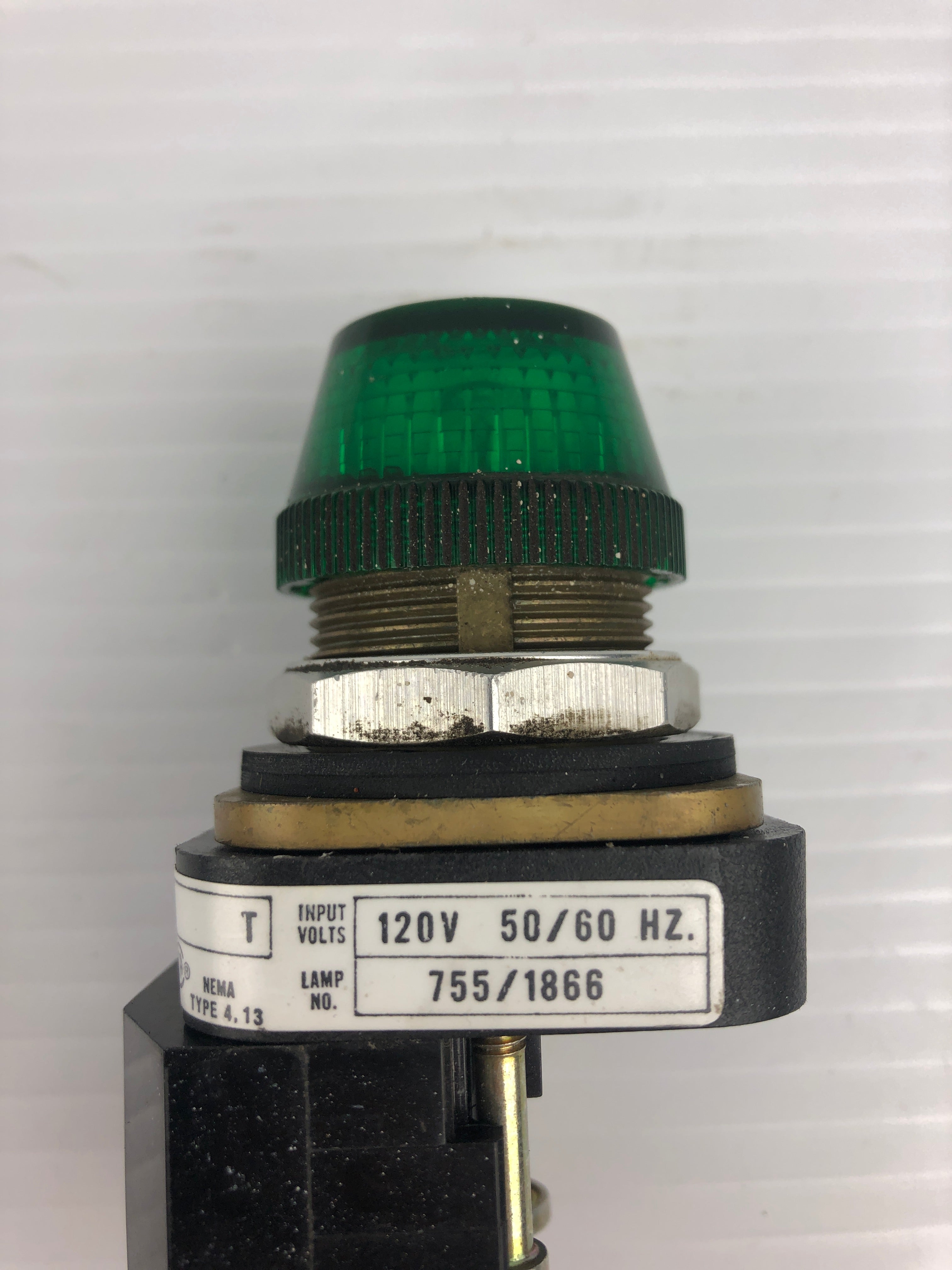 Allen Bradley 800T-P16 Green Indicator Light 120V 50/60Hz
