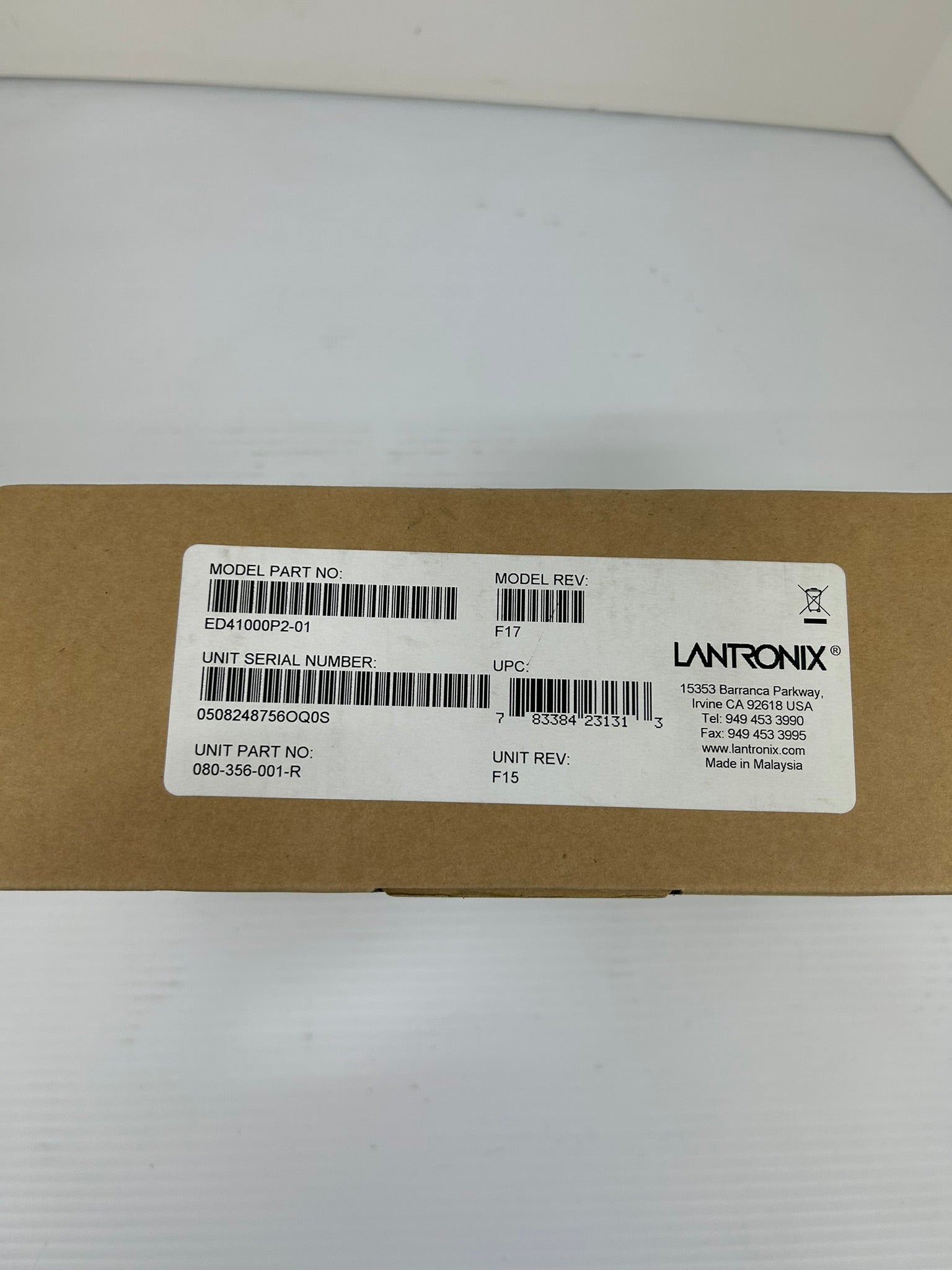 Lantronix ED41000P2-01 EDS Networking Device EDS4100 Rev F17