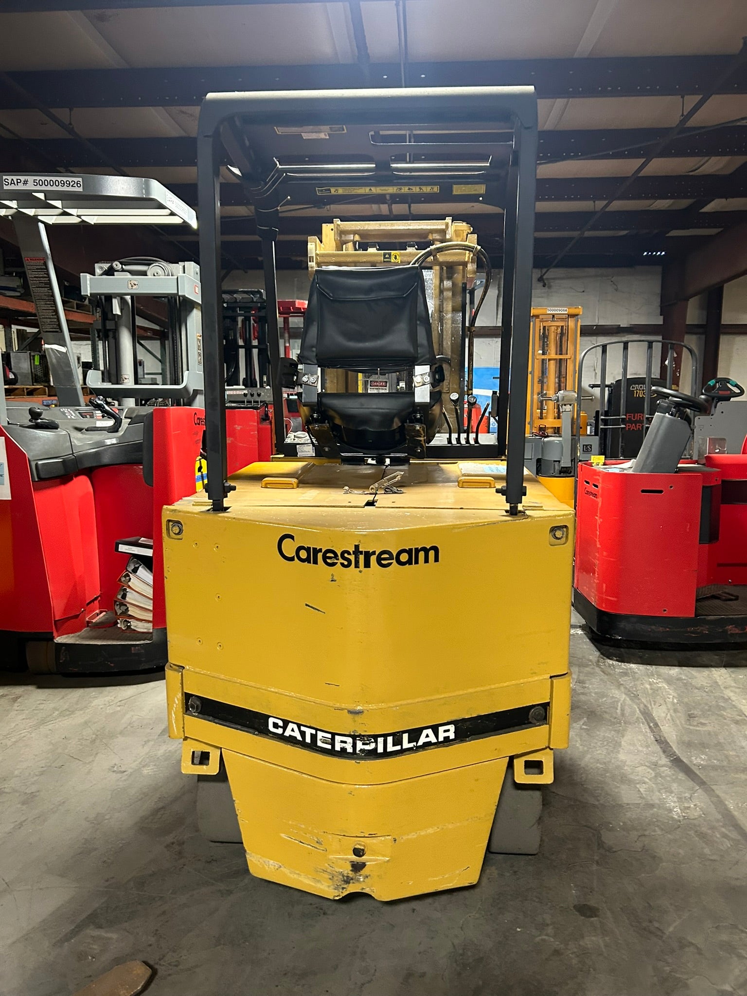 Caterpillar MC60B Electric Sit Down Forklift Truck 6000 Lb. Capacity 36V 803 Hrs