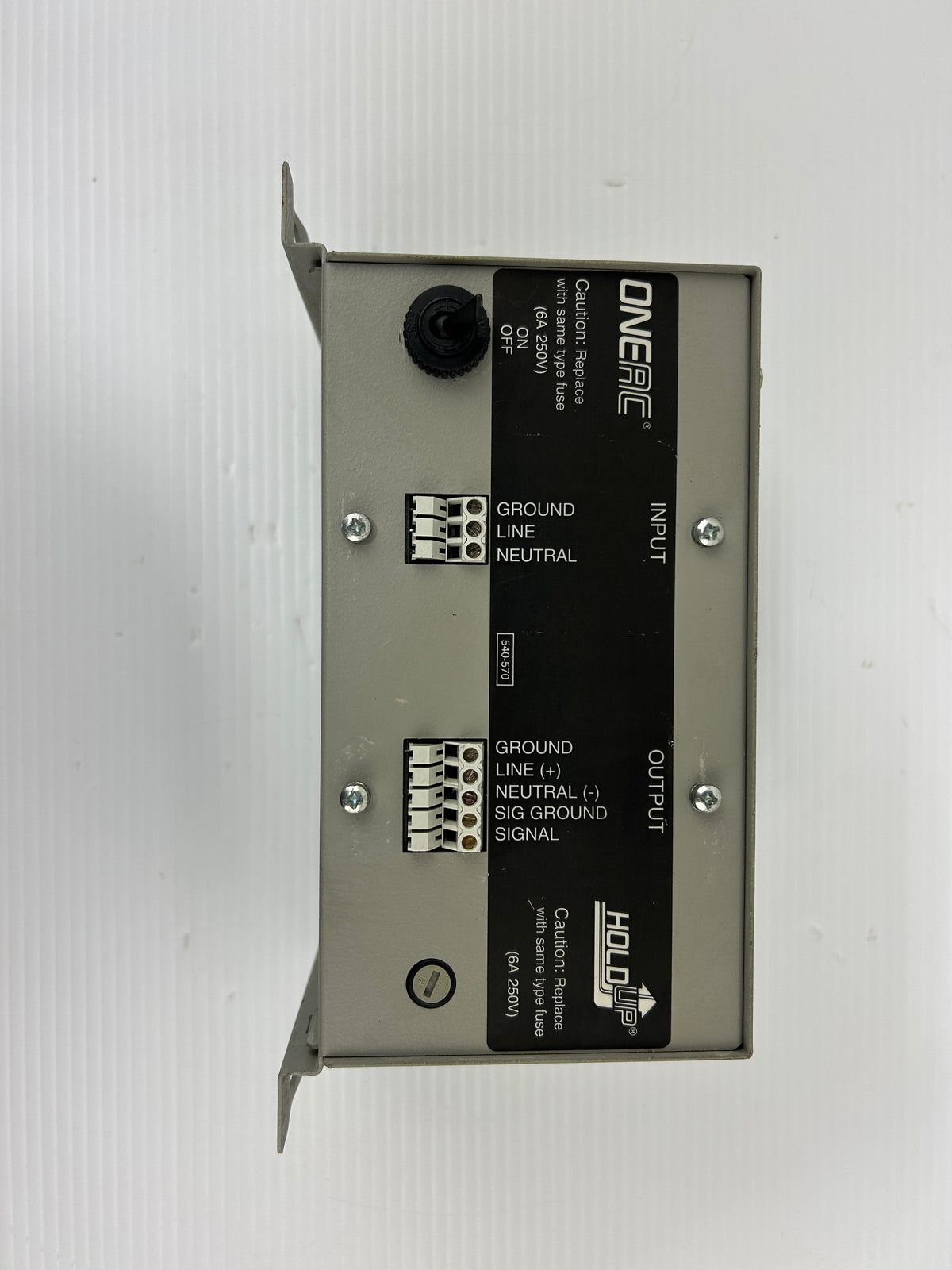 OneAC HU100 Ride-Through Power Source Power Supply Hold Up HU100-3CS