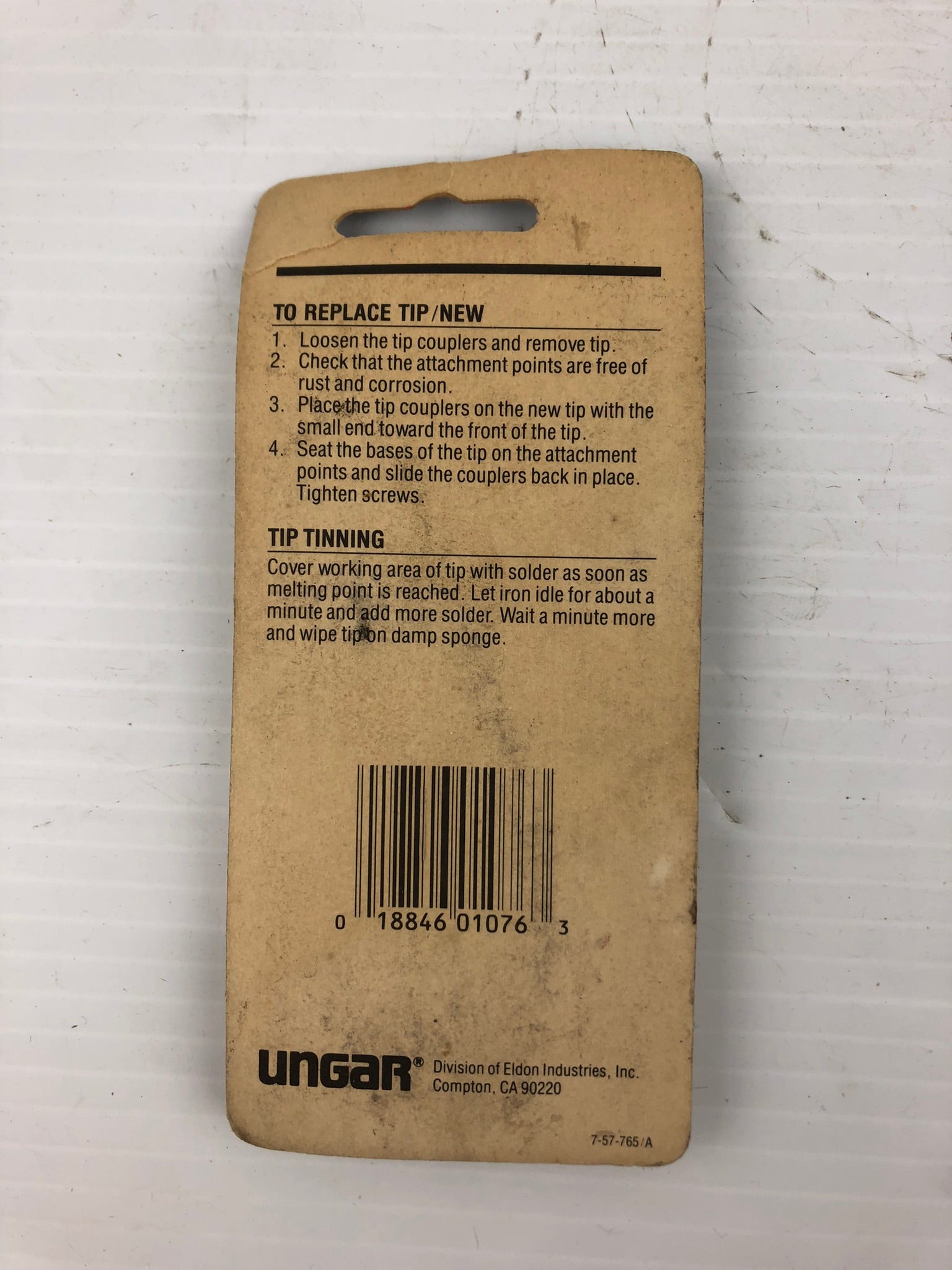 Ungar 1076 Soldering Gun Smoothing Welding Tip Fits Model 1075