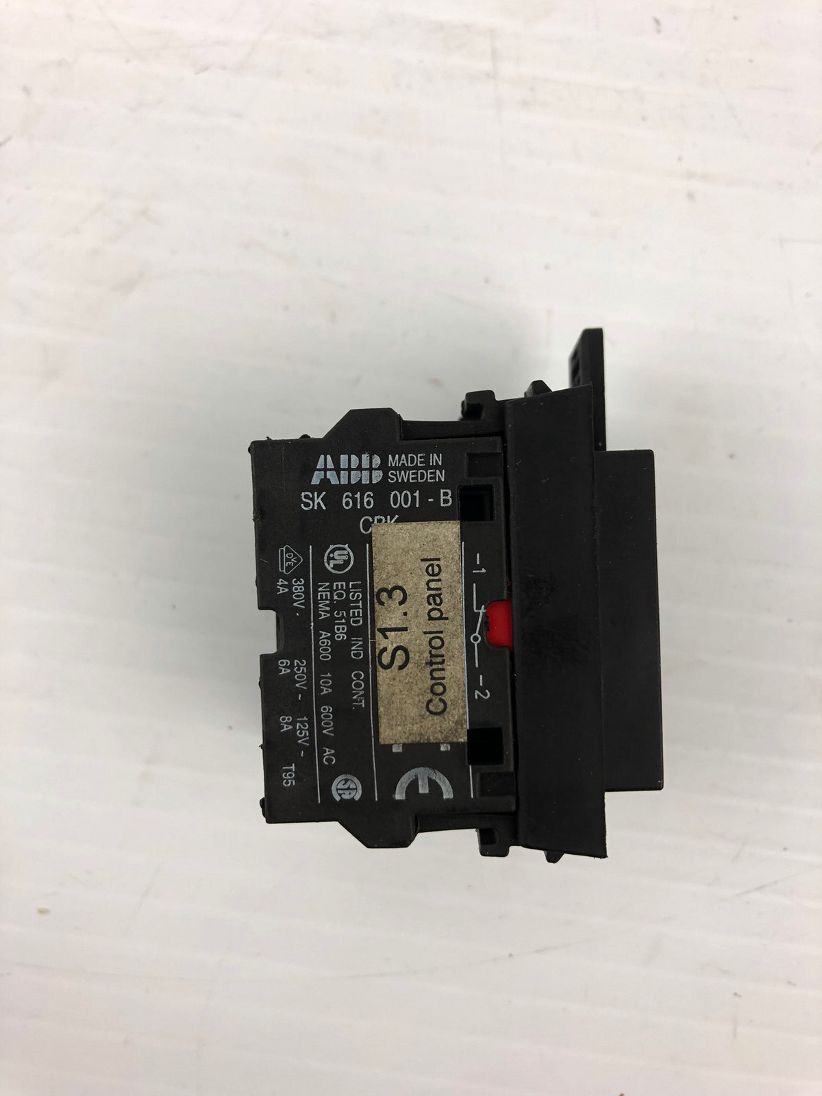 ABB SK 616 001-B Contact Block