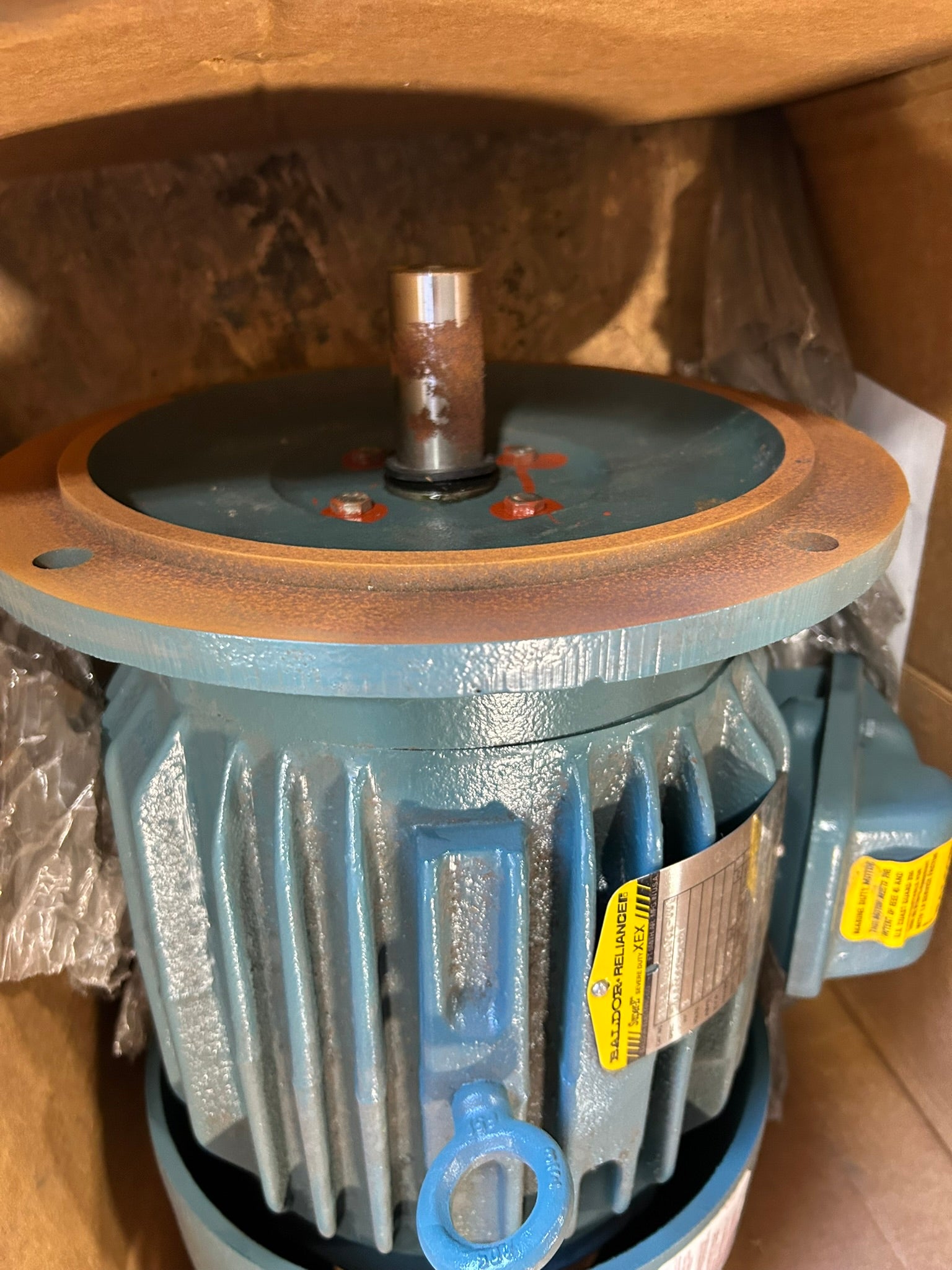 Baldor-Reliance M13D 103282192-001 Super-E XEX Motor 5HP 3PH 1760RPM 182TD