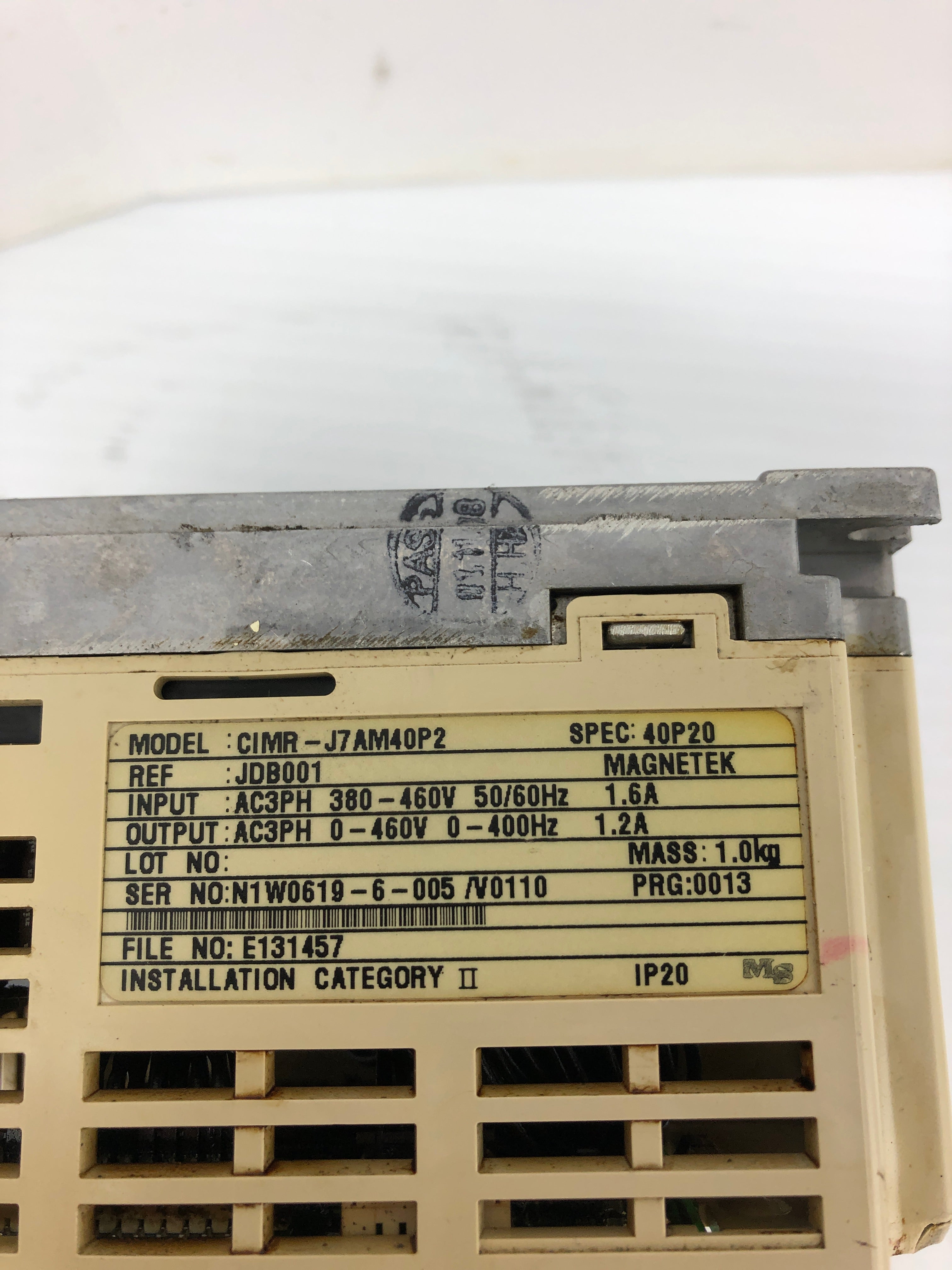 Yaskawa CIMR-J7AM40P2 MagneTek AC Drive