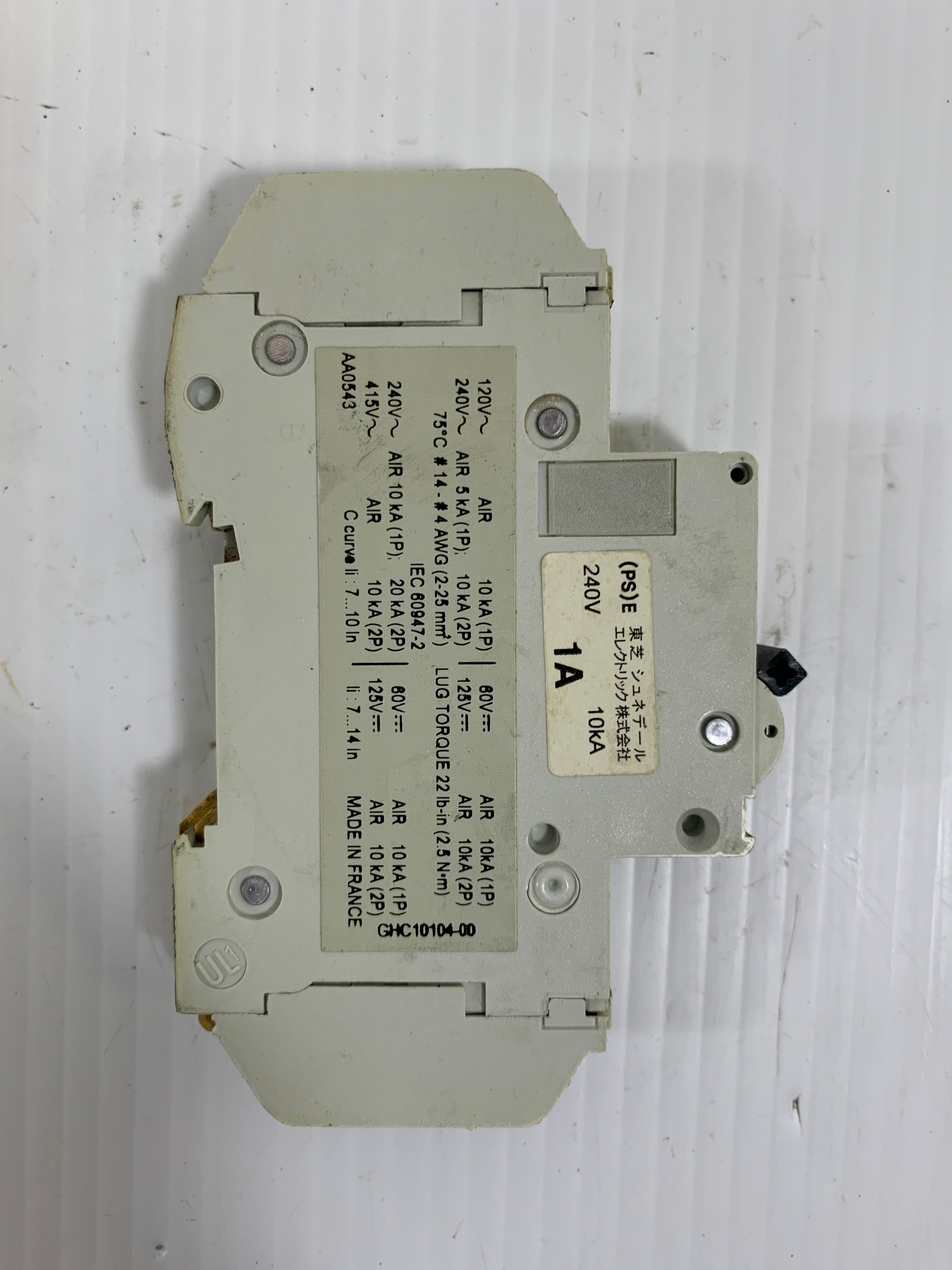 Merlin Gerin Circuit Breaker 60101 C1A