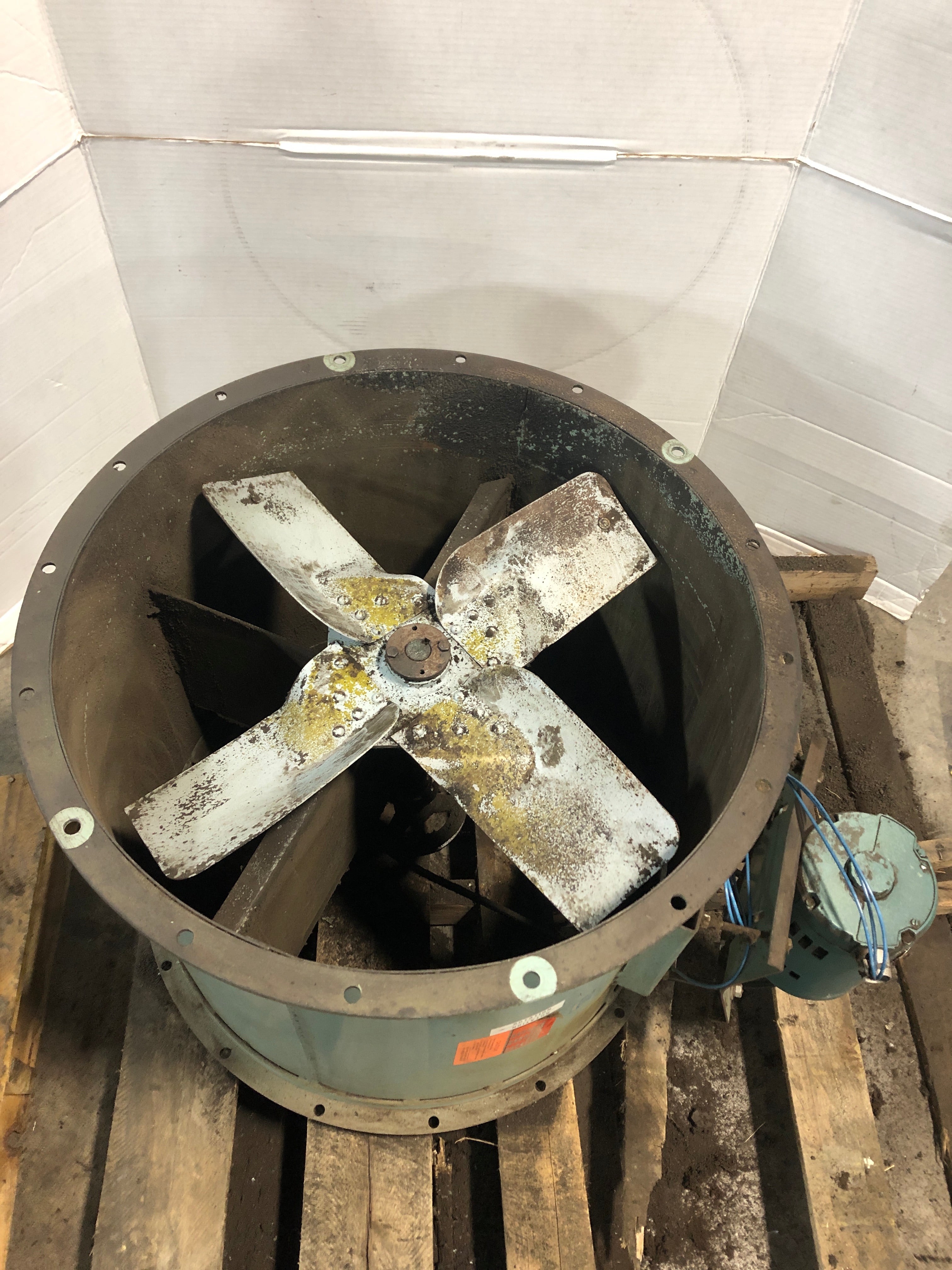 General Resource TAB-24N Tab Tube Axial Belt Drive Fan with 1 HP Motor 3PH