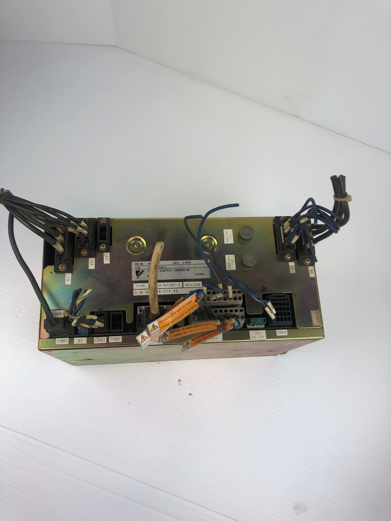 Yaskawa JZRCR-NTU15C-2 Power Supply for Motoman NX100 Robot Date 2-2006