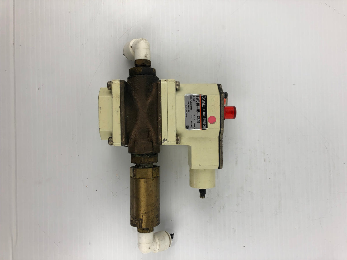 SMC FW510-06-X300 Flow Switch with XT14-145-W Check Valve