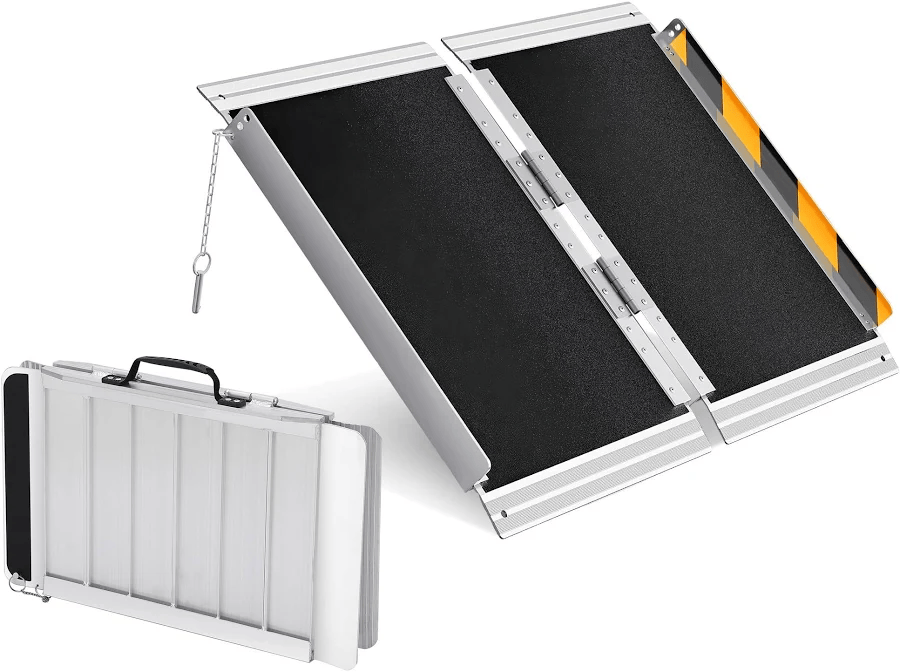 Gervee 2 Foot PHH_334VHJVK Threshold Wheel Chair Ramp - Doorways & Curbs