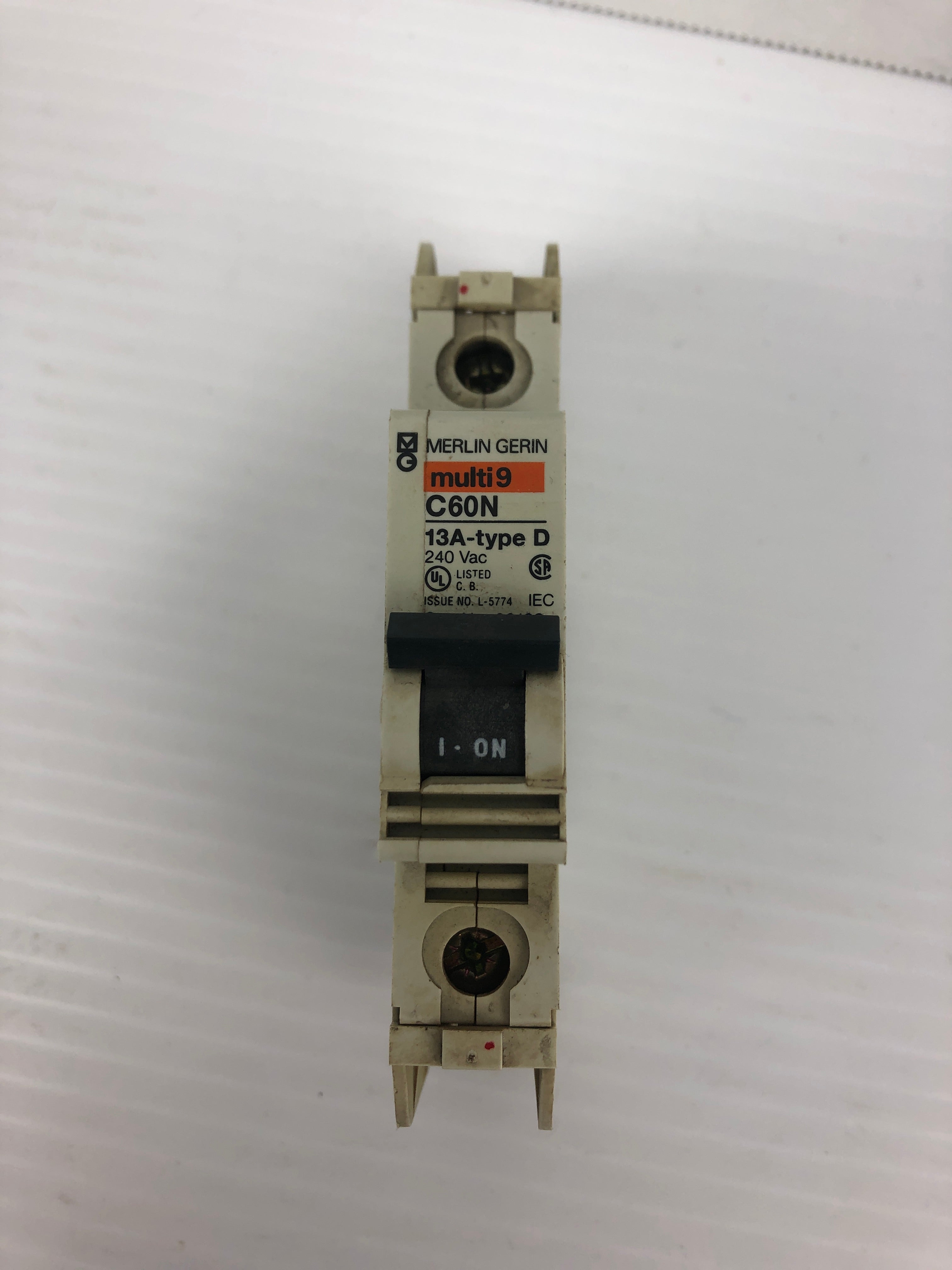 Merlin Gerin C60N Circuit Breaker Multi 9 Type D 13A 1P