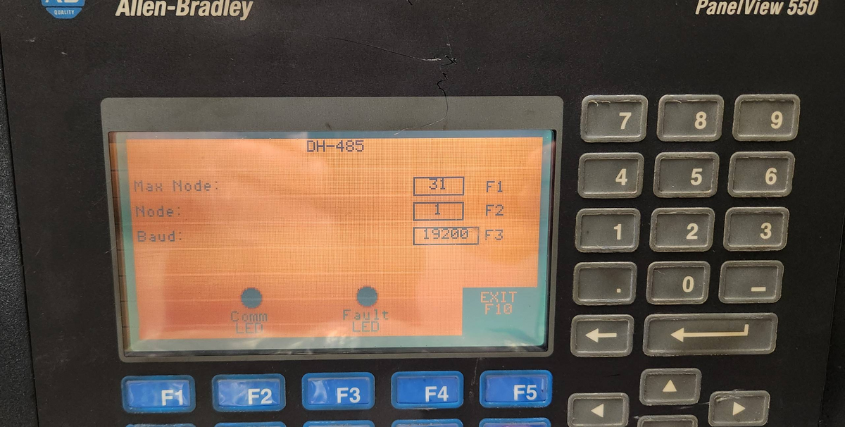 Allen-Bradley 2711-B5A2 PanelView 550 HMI Operator Terminal Series F 100-240VAC