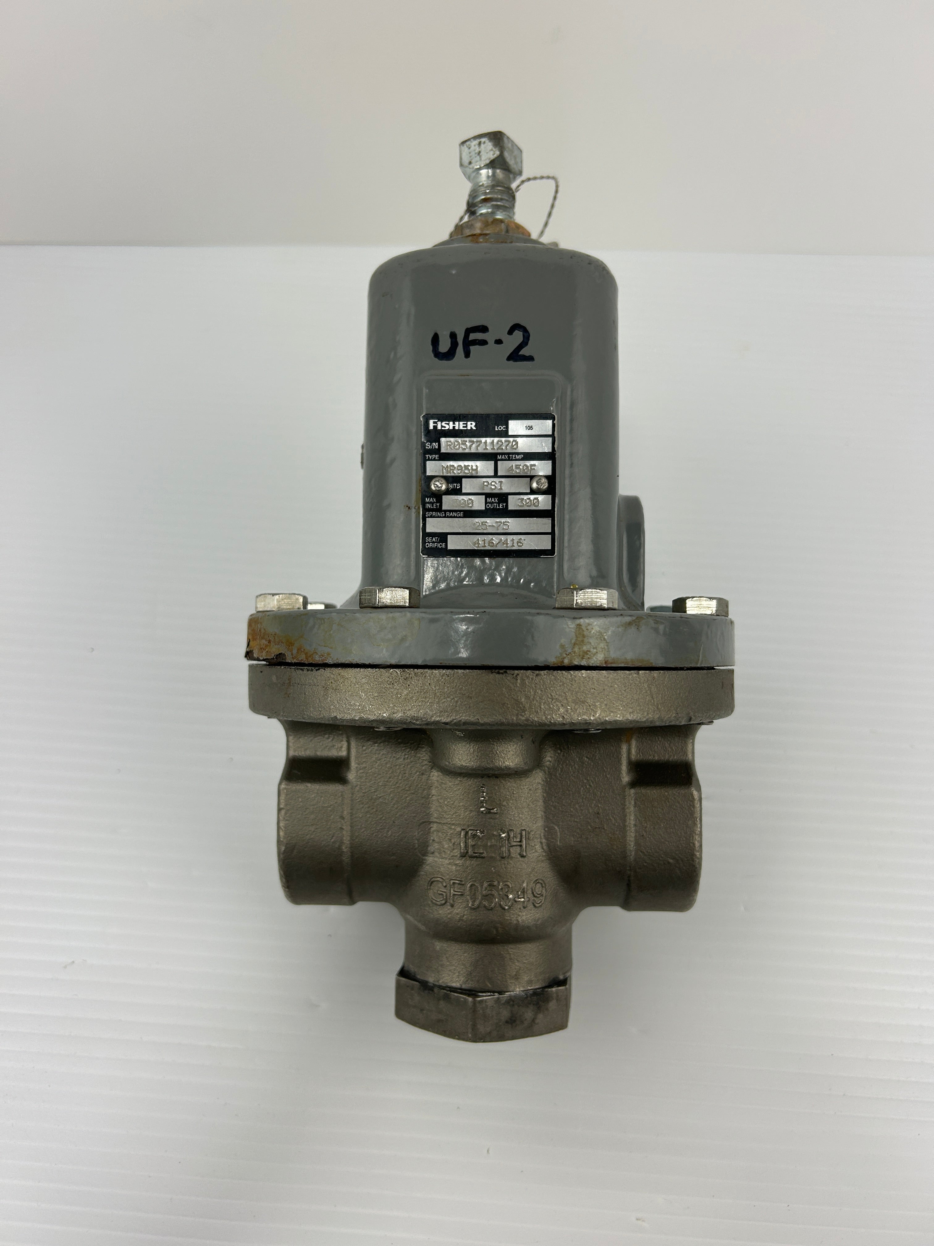 Fisher MR95H Pressure Regulator Valve 450F 300 PSI 416/416