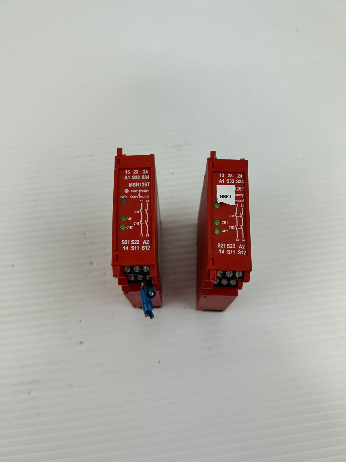 Allen-Bradley Guardmaster MSR126T 440R-N23117 Safety Relay Series A - Lot of 2
