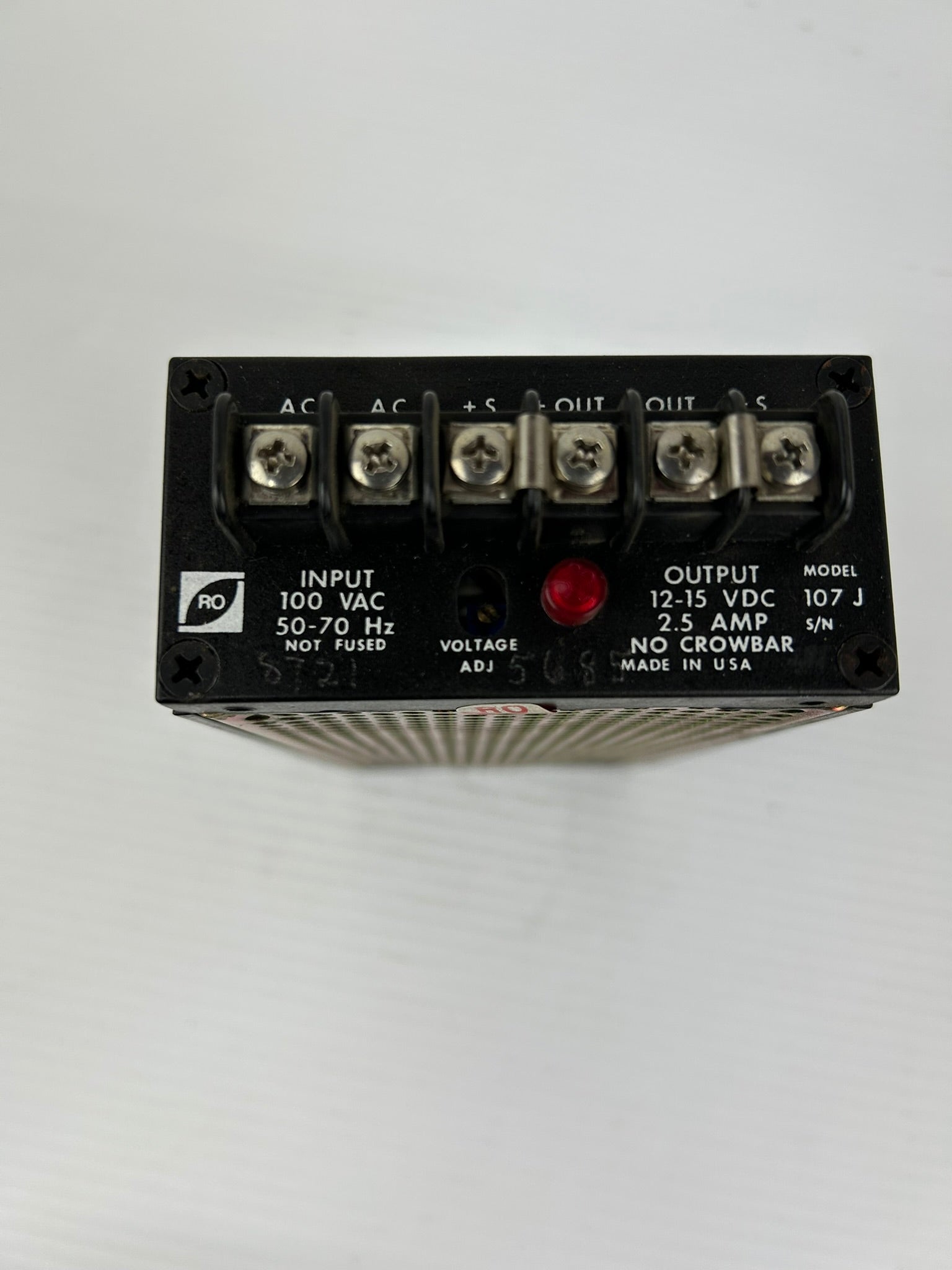 Ro 107J Power Supply