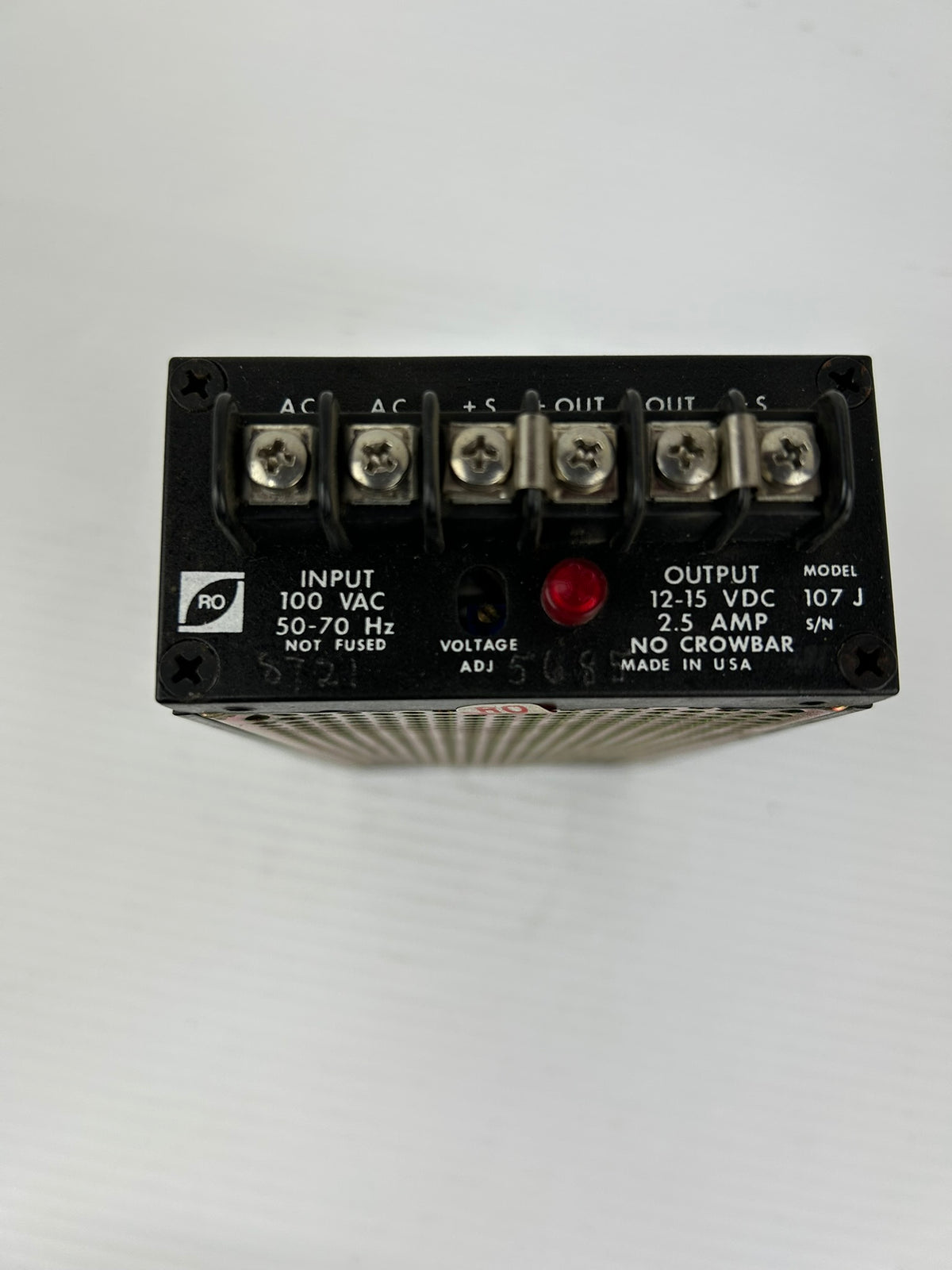 Ro 107J Power Supply