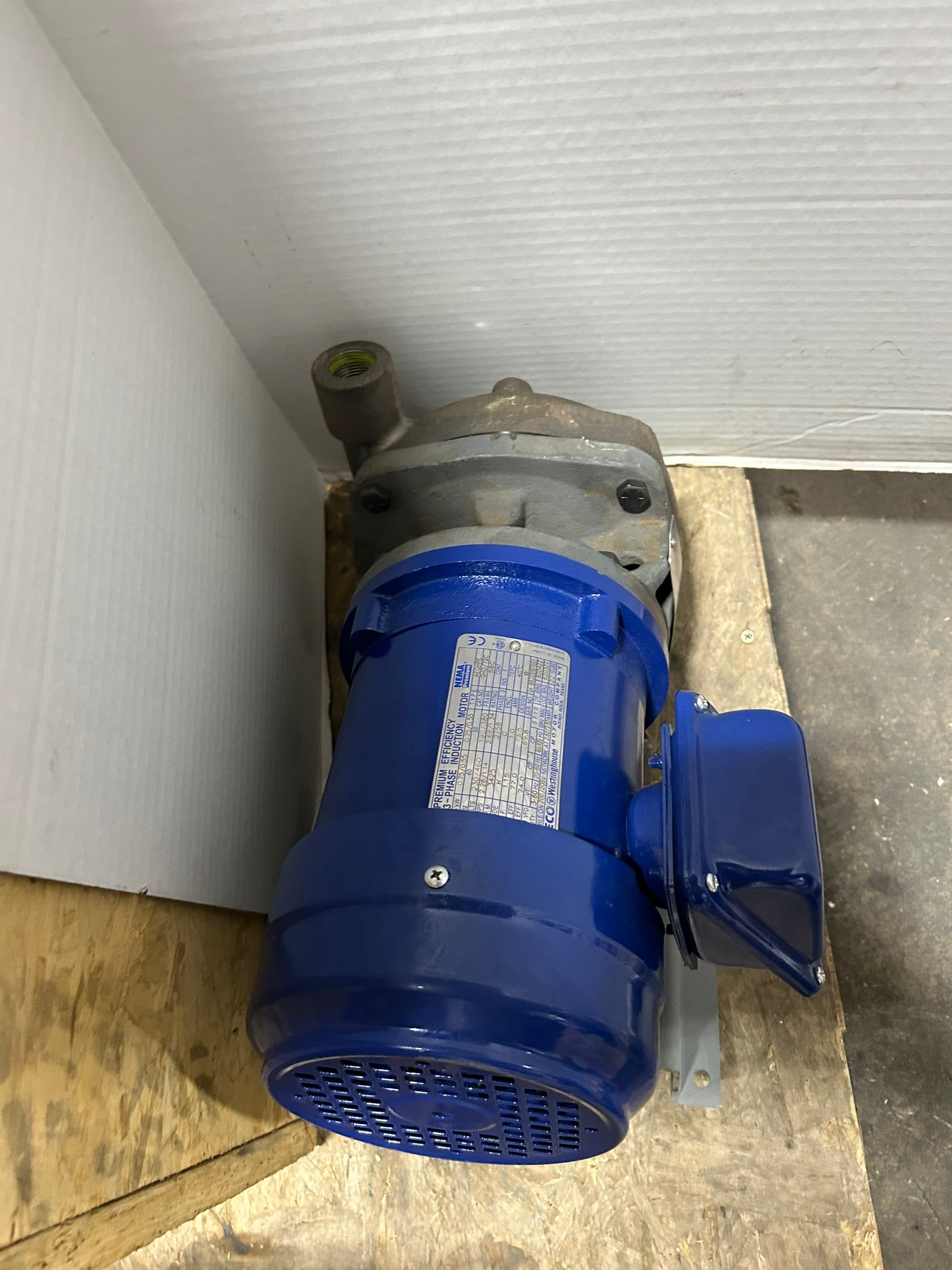 Flowserve SMP1.25X.75X5 (2/4P-B/M/V) Pump with Westinghouse AEGHPE Motor