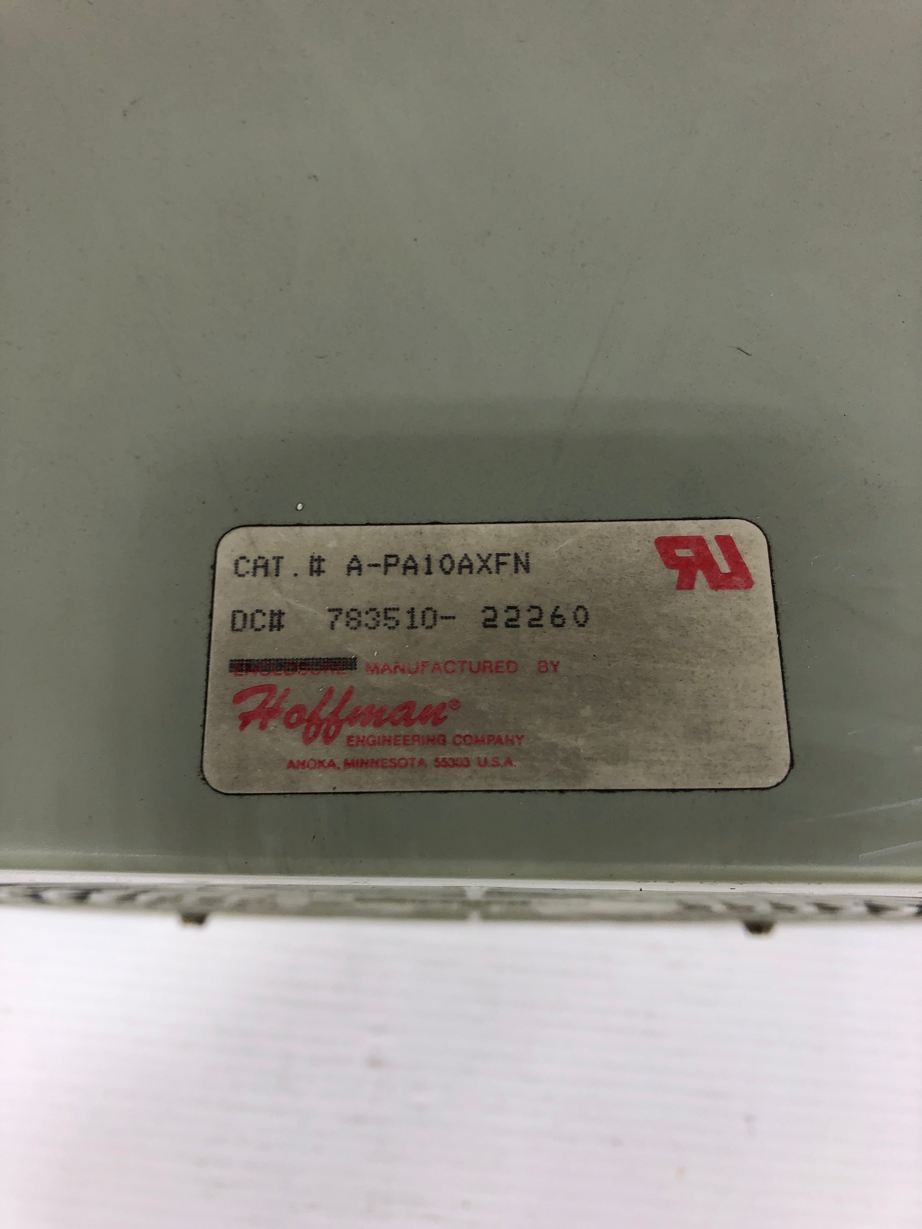 Hoffman A-PA10AXFN Cooling Fan with Enclosure