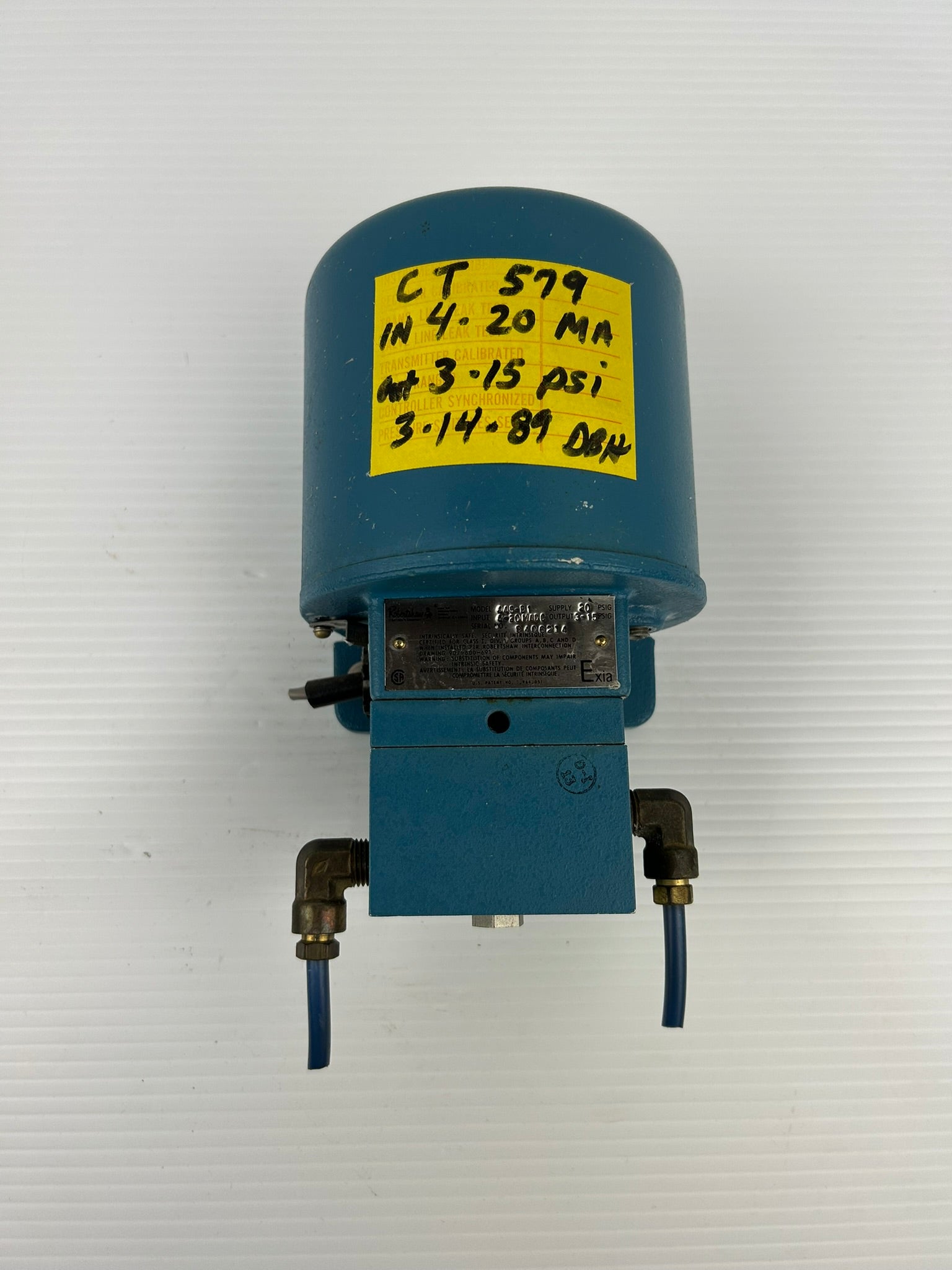 Robertshaw 445-B1 Pressure Controller Supply 3-15 PSIG