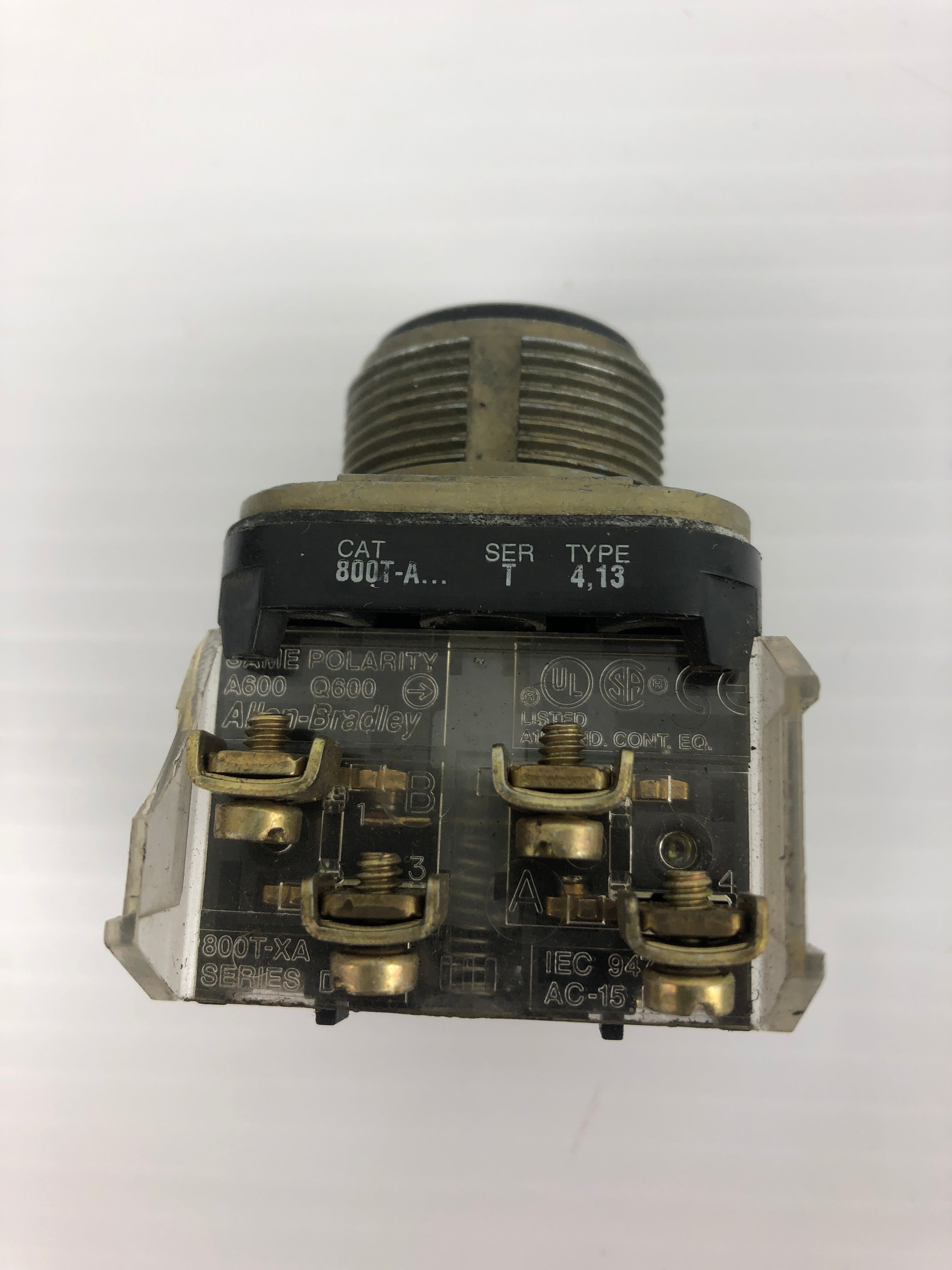 Allen-Bradley 800T-A Black Push Button Series T Type 4.13