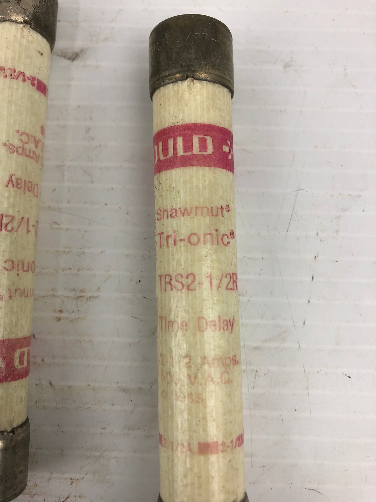 Gould Shawmut TRS2-1/2R Time Delay Fuses - Lot of 8