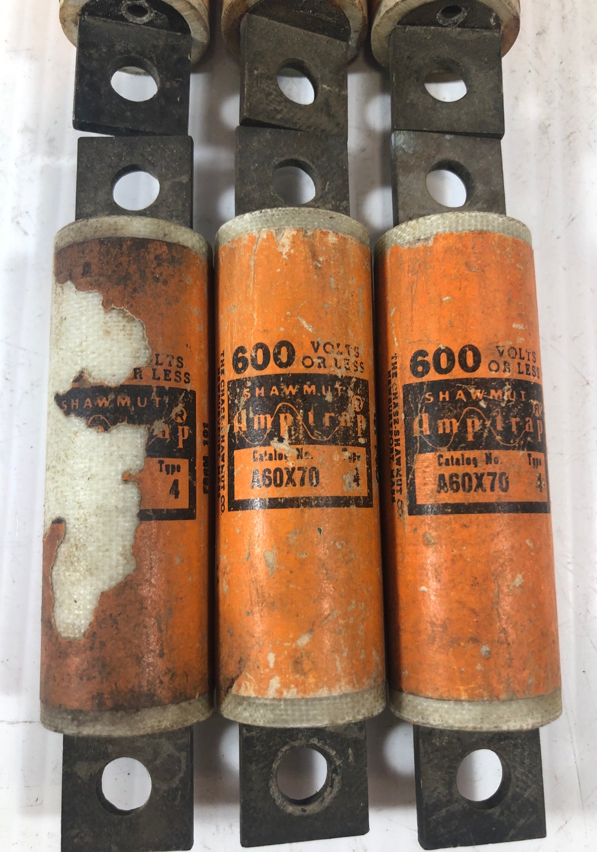Shawmut Amptrap A60X70 Type 4 Fuse - Lot of 6