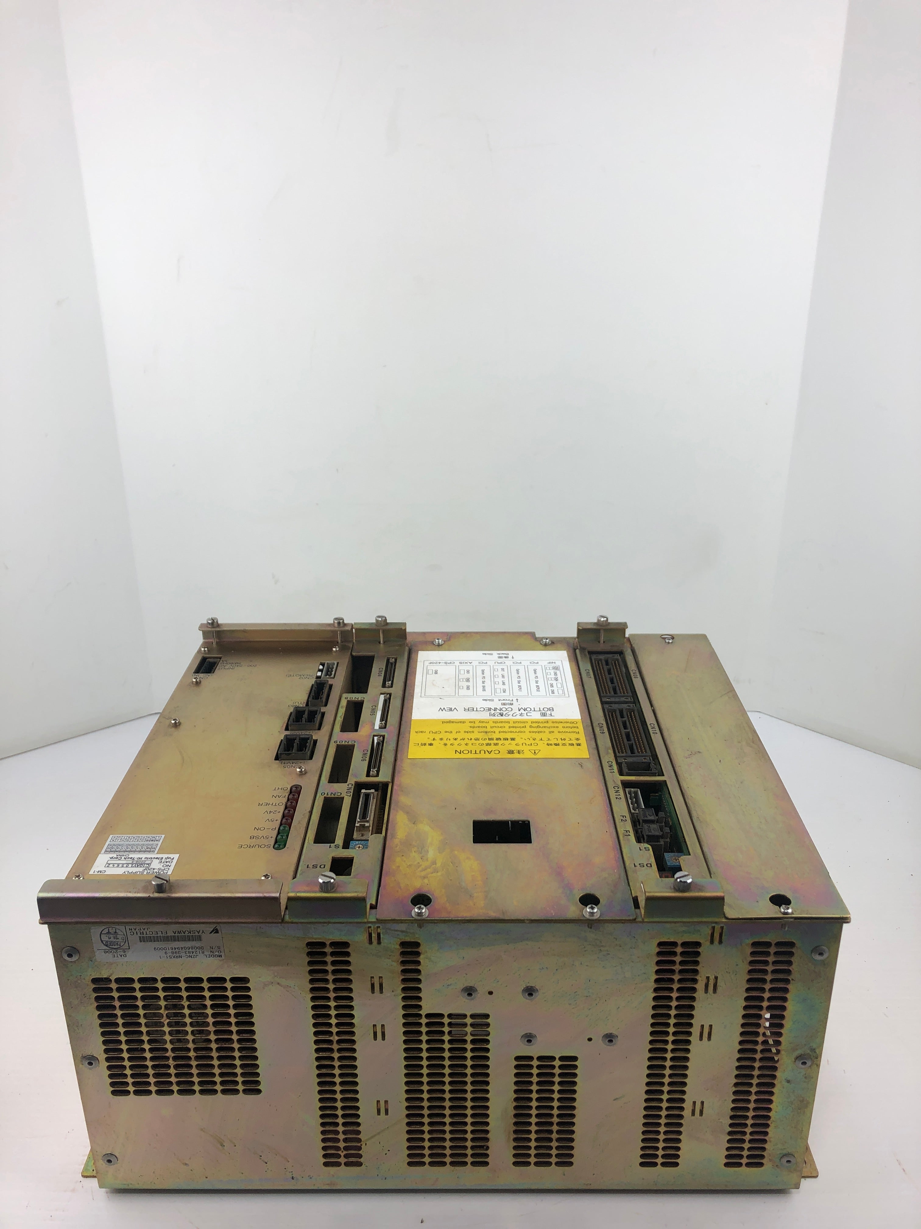Fuji Electric CPS-420F Yaskawa Power Supply JZNC-NRK01-1 Servo Controller Rack