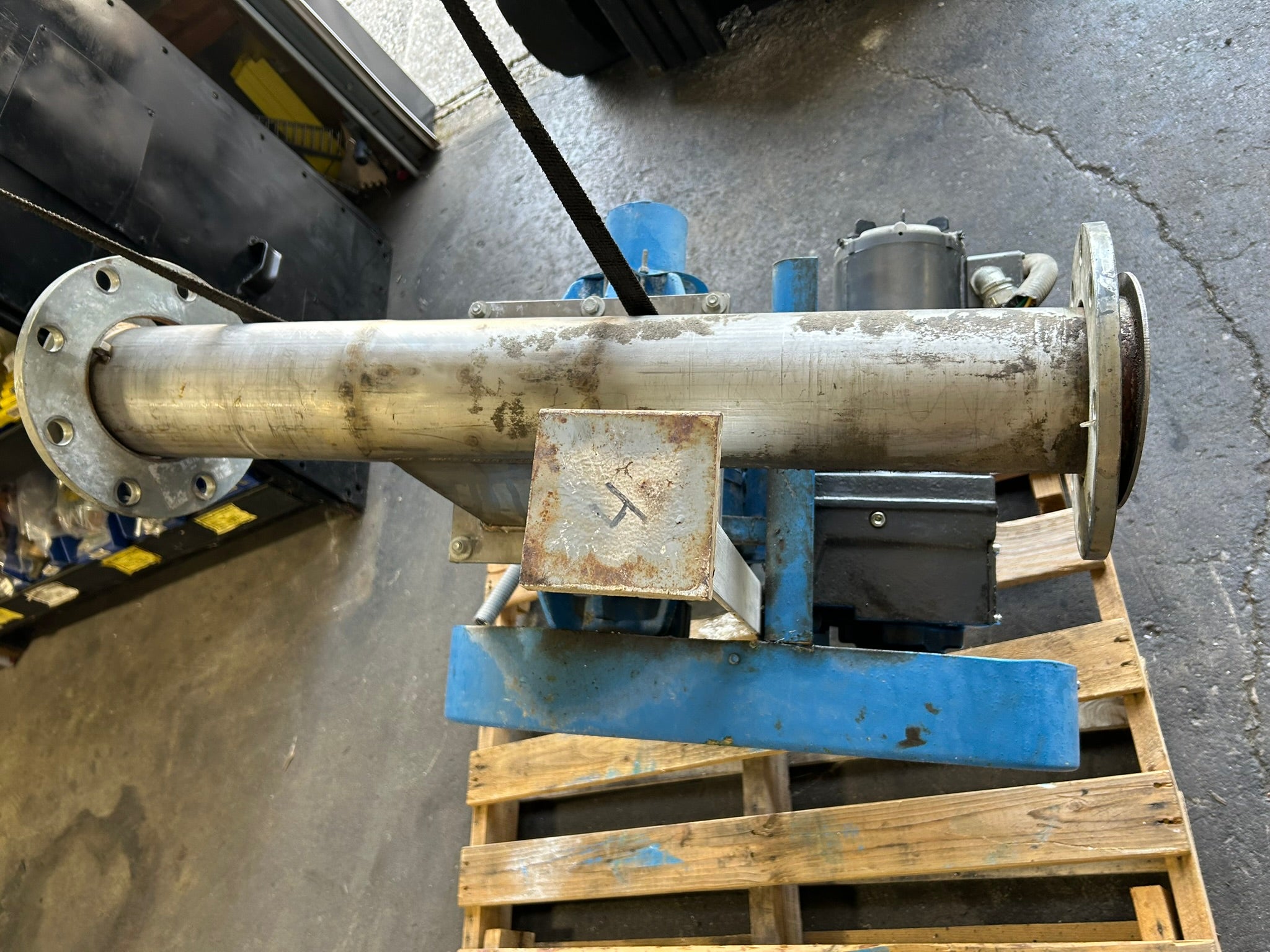 Andritz Sprout 10X8 STD Blower Rotary Airlock Valve w/ Gearbox & Motor 07-00062