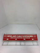 Velvac 691021 4-Hook Molded Cable Suspender Wall Rack