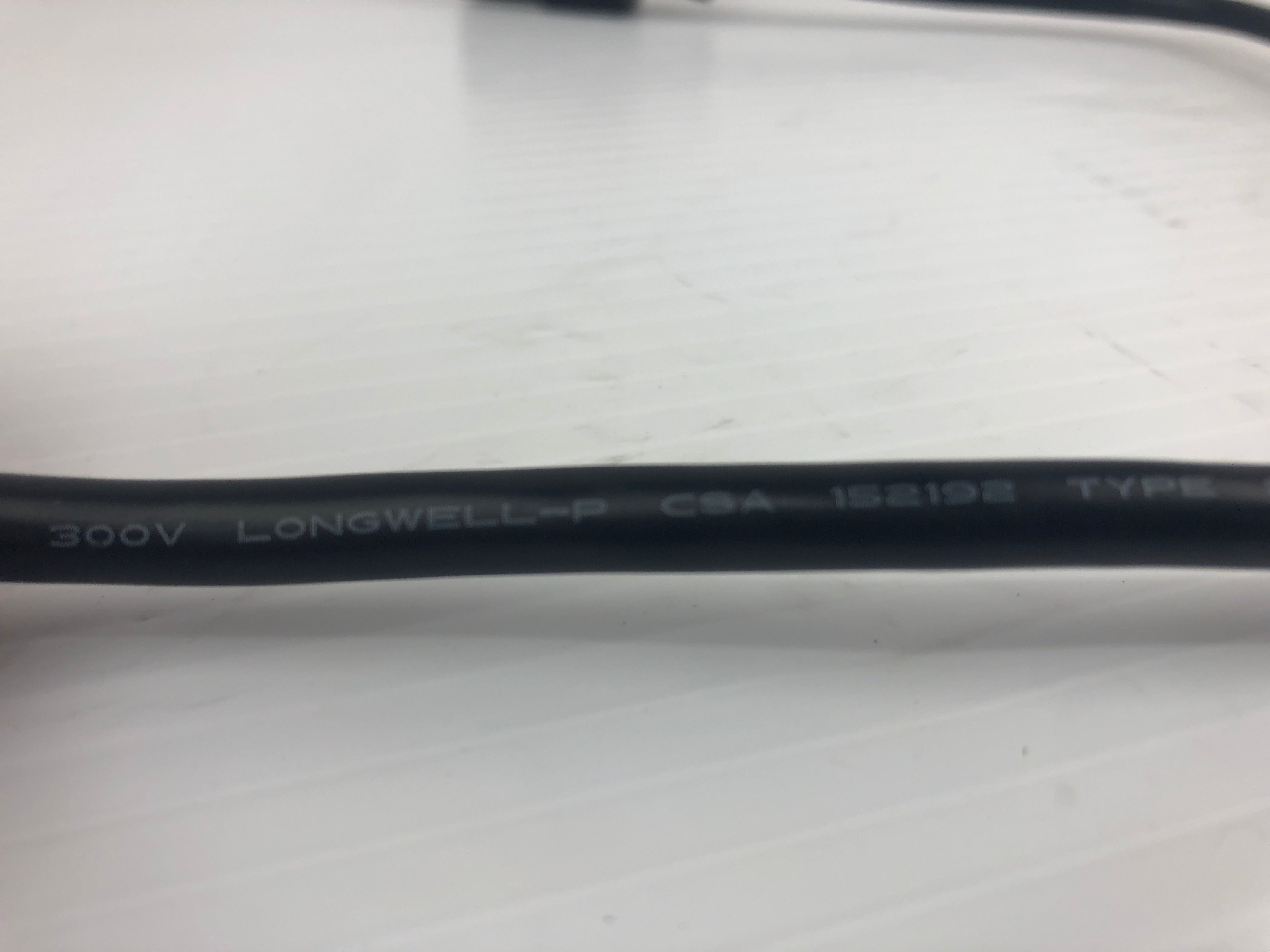 Longwell-P CSA 152192 Power Cable E55333 VW-1 10A 125V